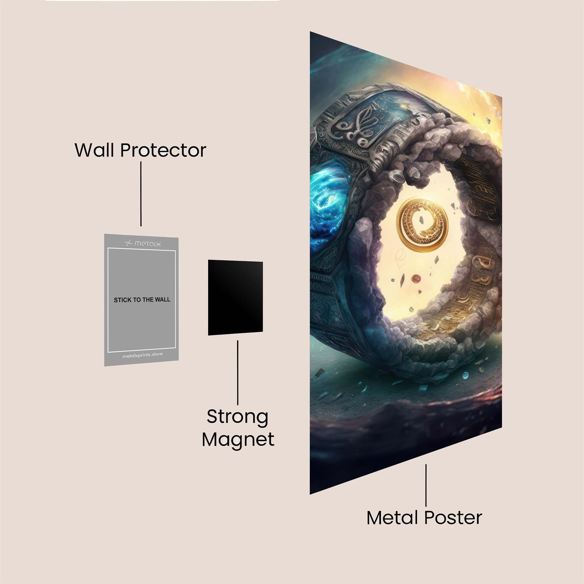 OneRing Shattered Safe Wall Magnetic / M