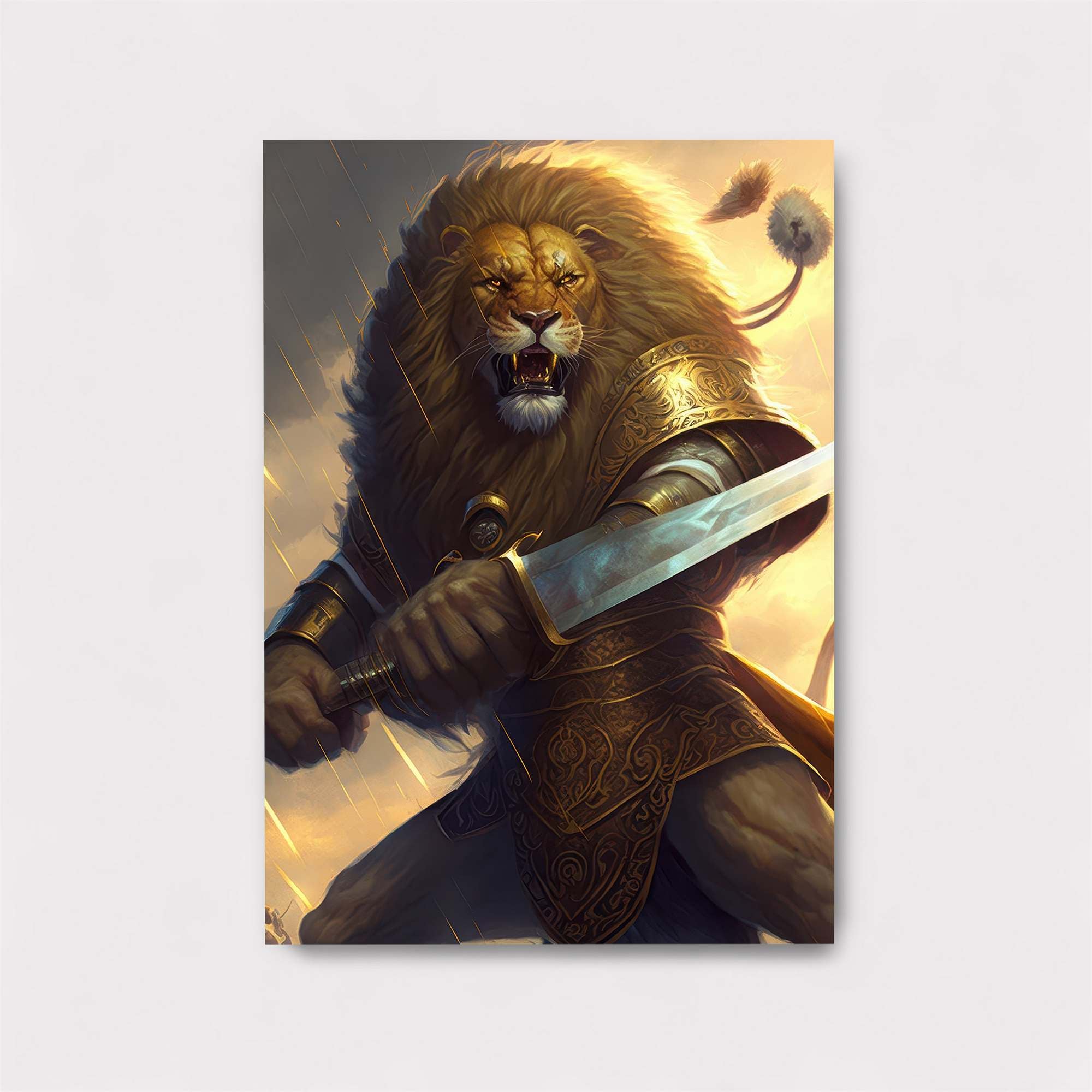Lion Warrior Safe Wall Magnetic / M
