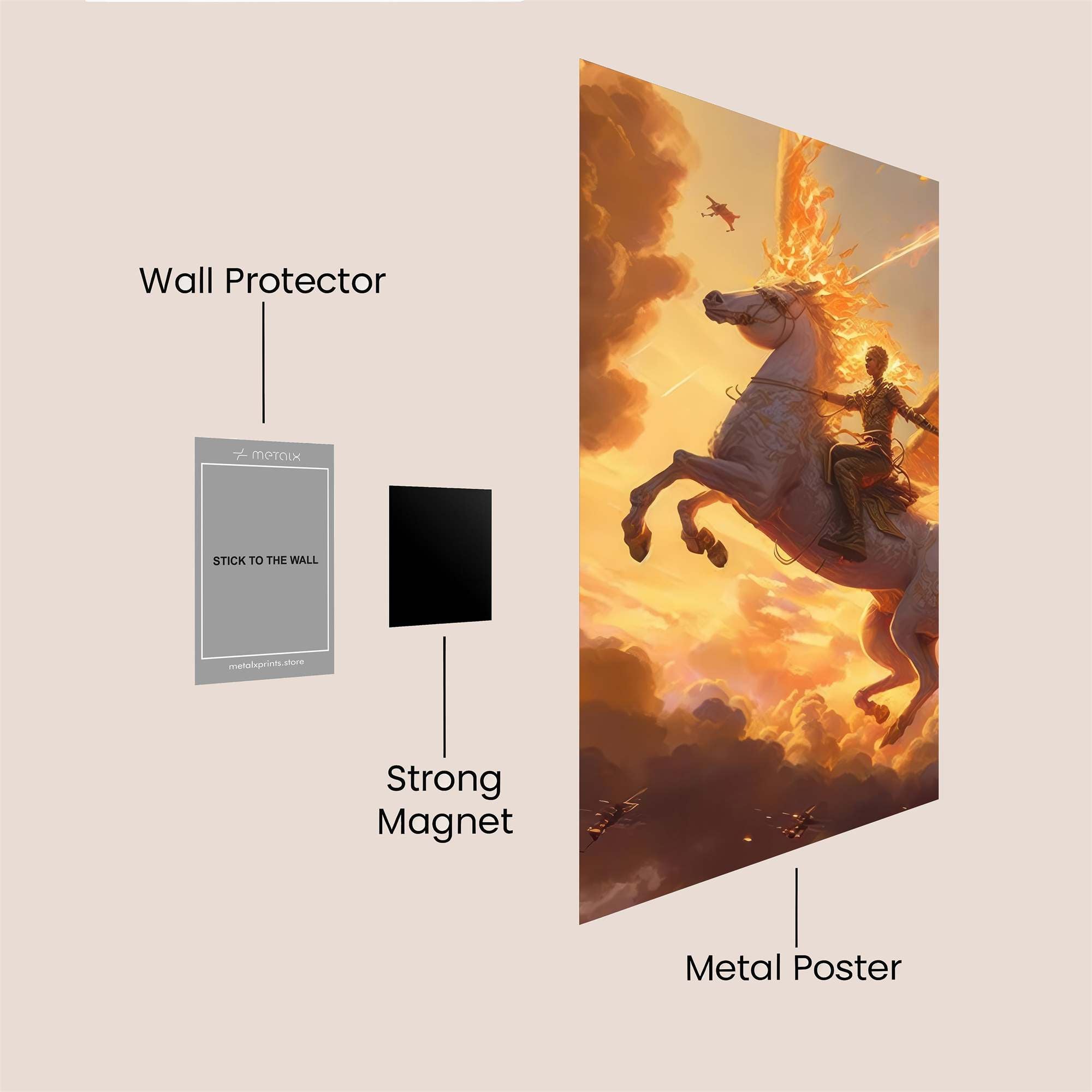 Pegasus Ascend Safe Wall Magnetic / M