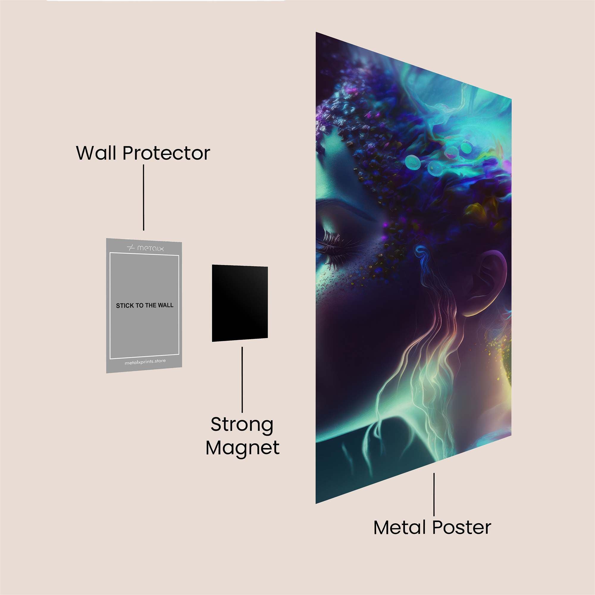 Mystic Radiance Safe Wall Magnetic / M