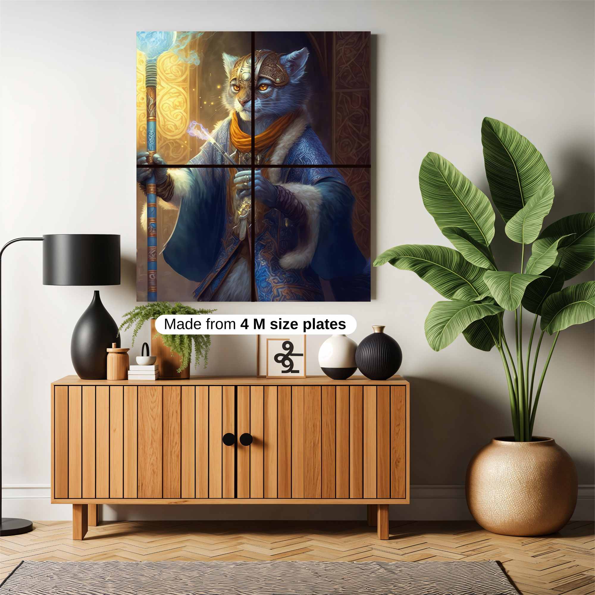 Mystic Cat Safe Wall Magnetic / M