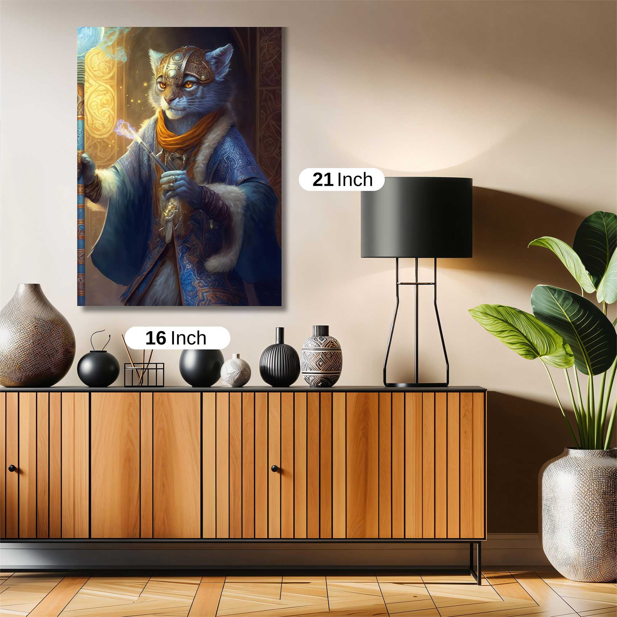 Mystic Cat Safe Wall Magnetic / M