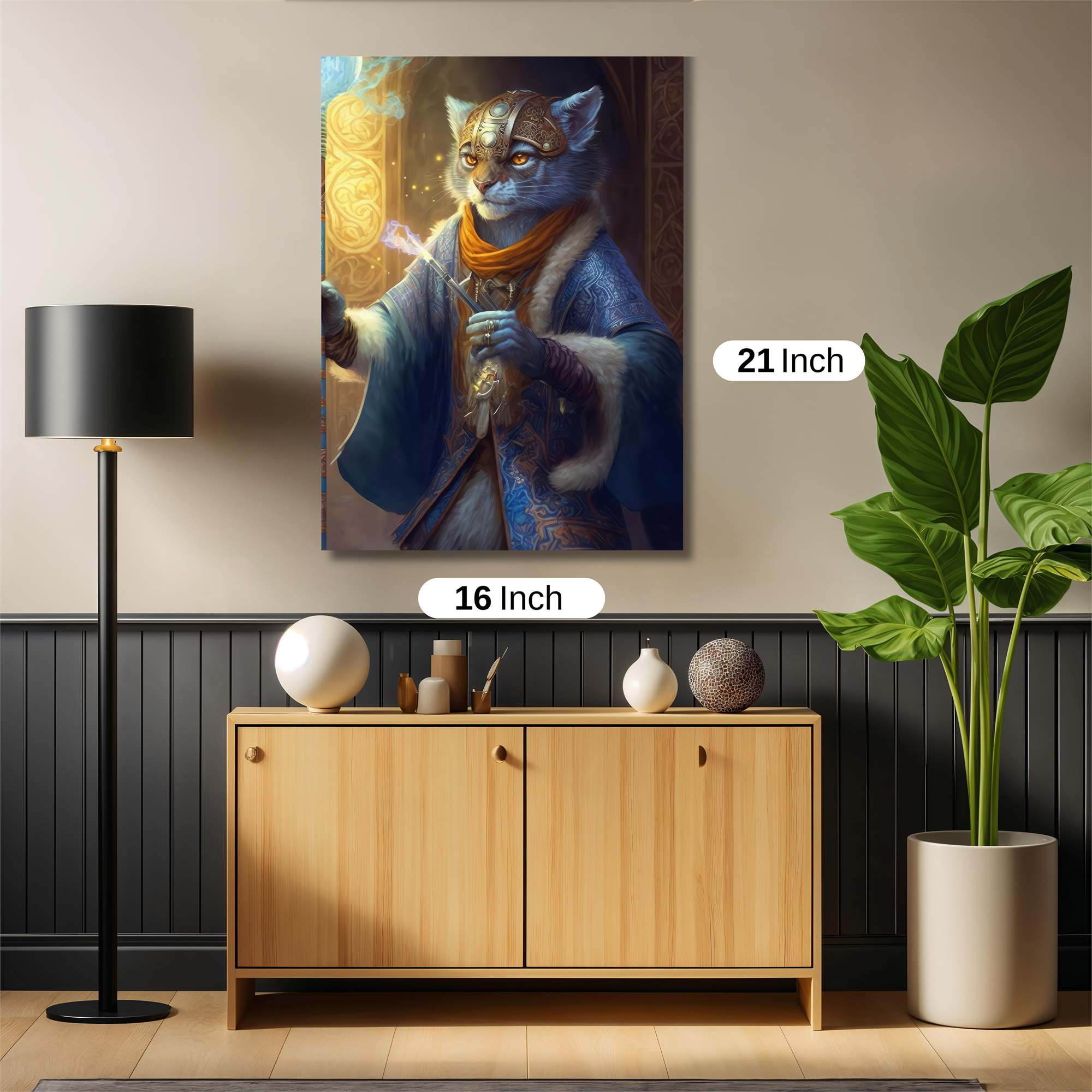 Mystic Cat Safe Wall Magnetic / M