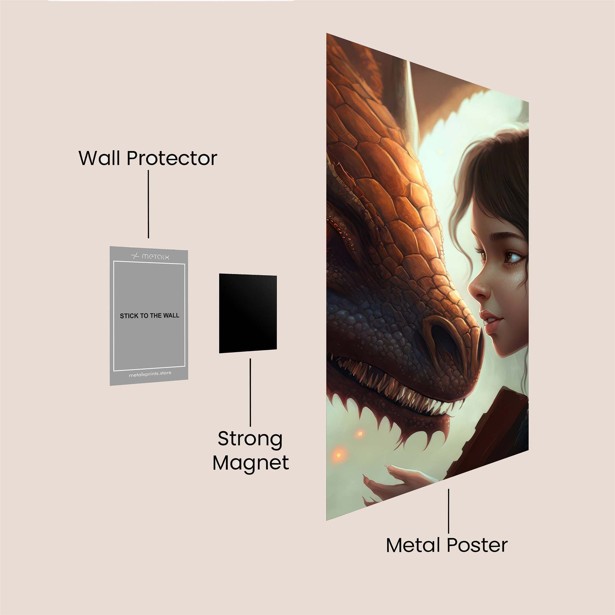 Dragon Whisper Safe Wall Magnetic / M
