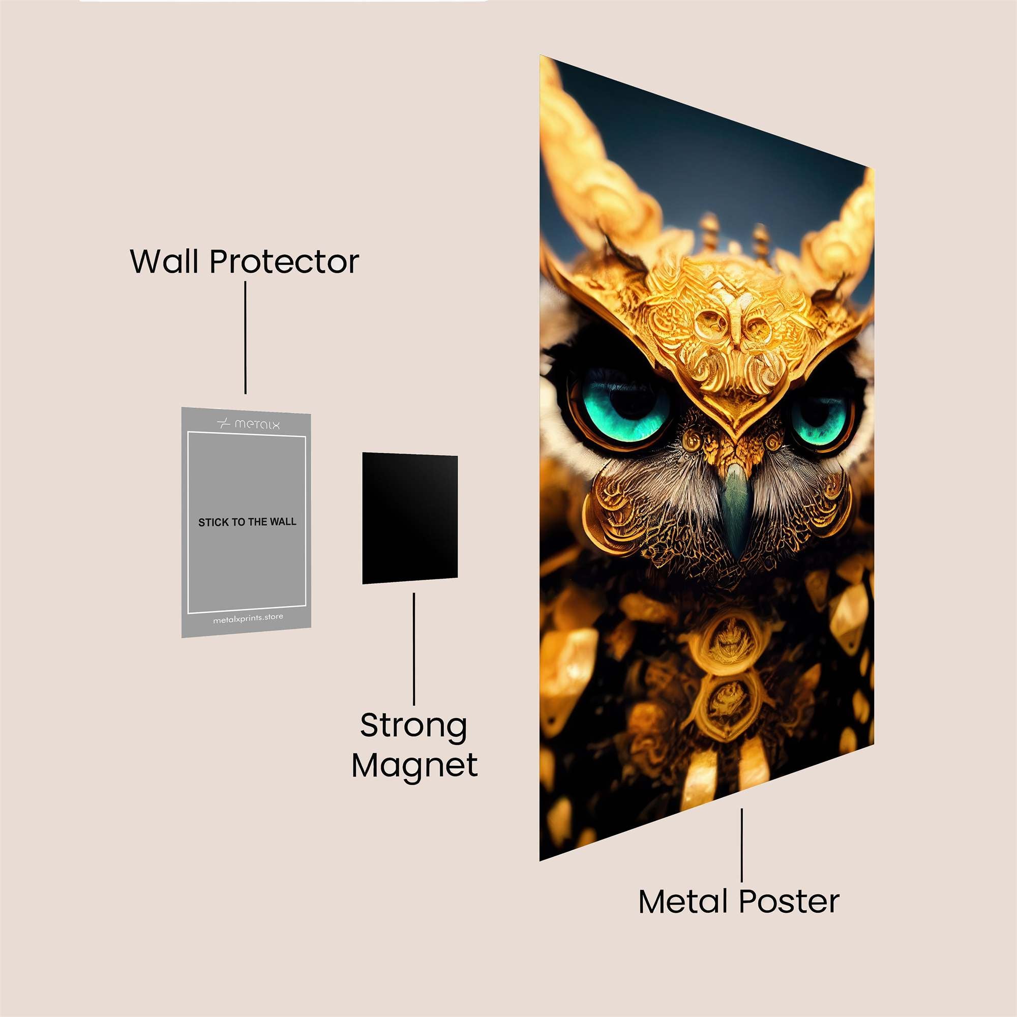 Golden Majesty Safe Wall Magnetic / M