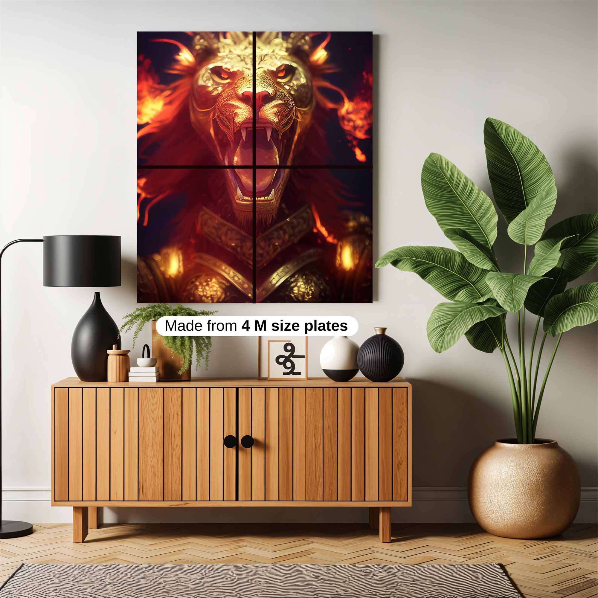 Lion Majesty Safe Wall Magnetic / M