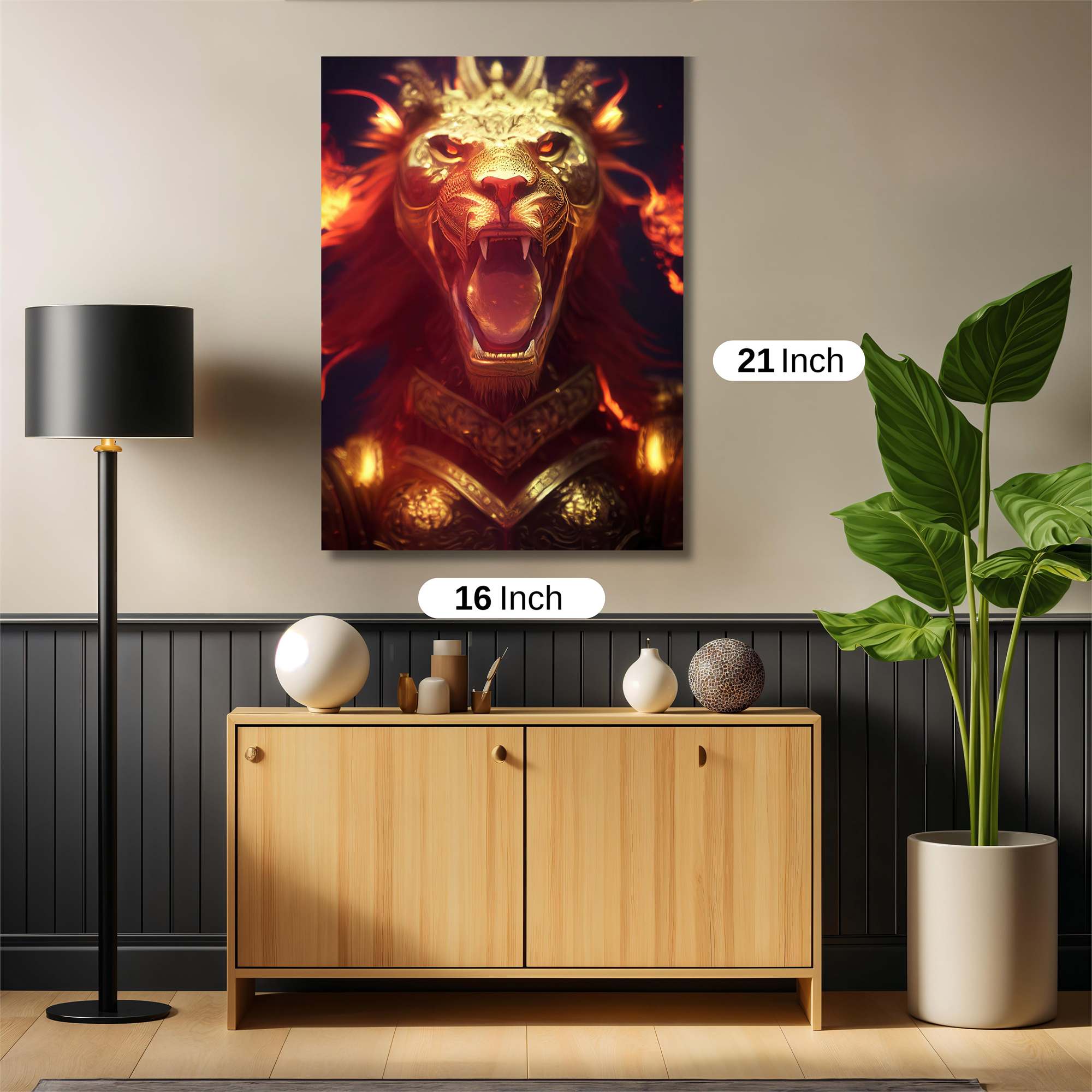 Lion Majesty Safe Wall Magnetic / M