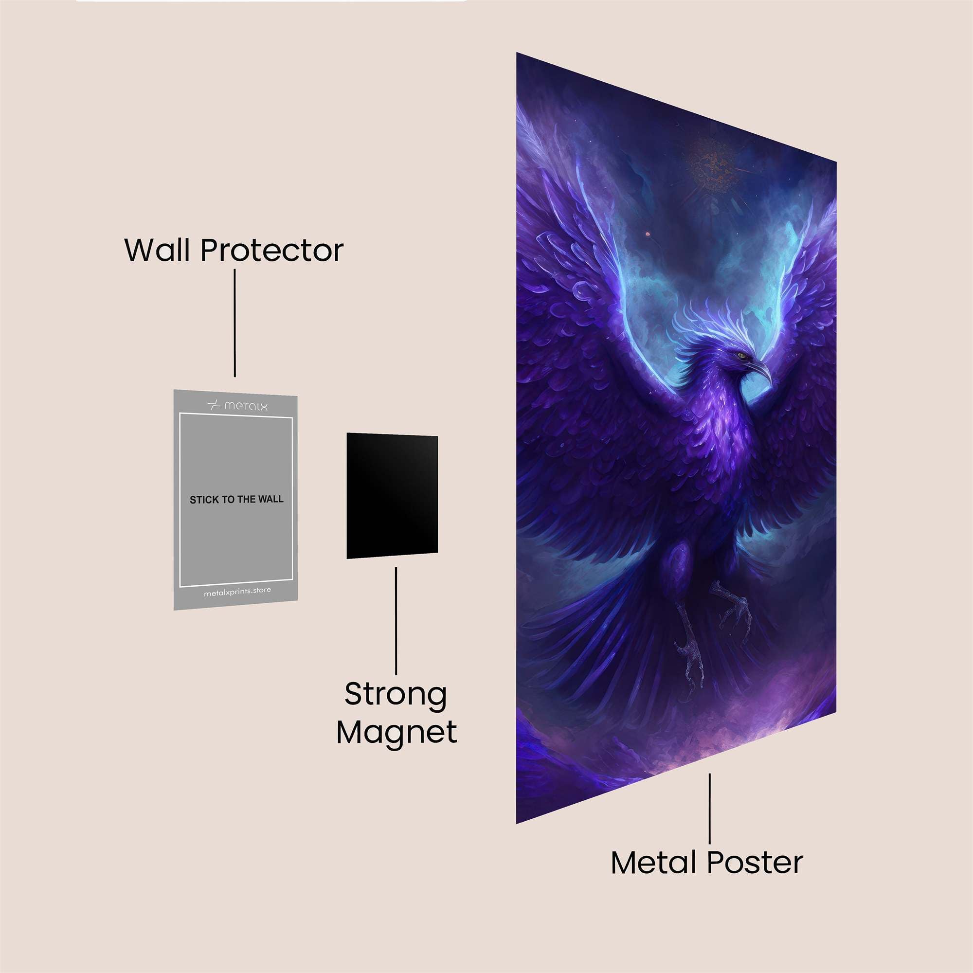 Phoenix Radiant Safe Wall Magnetic / M