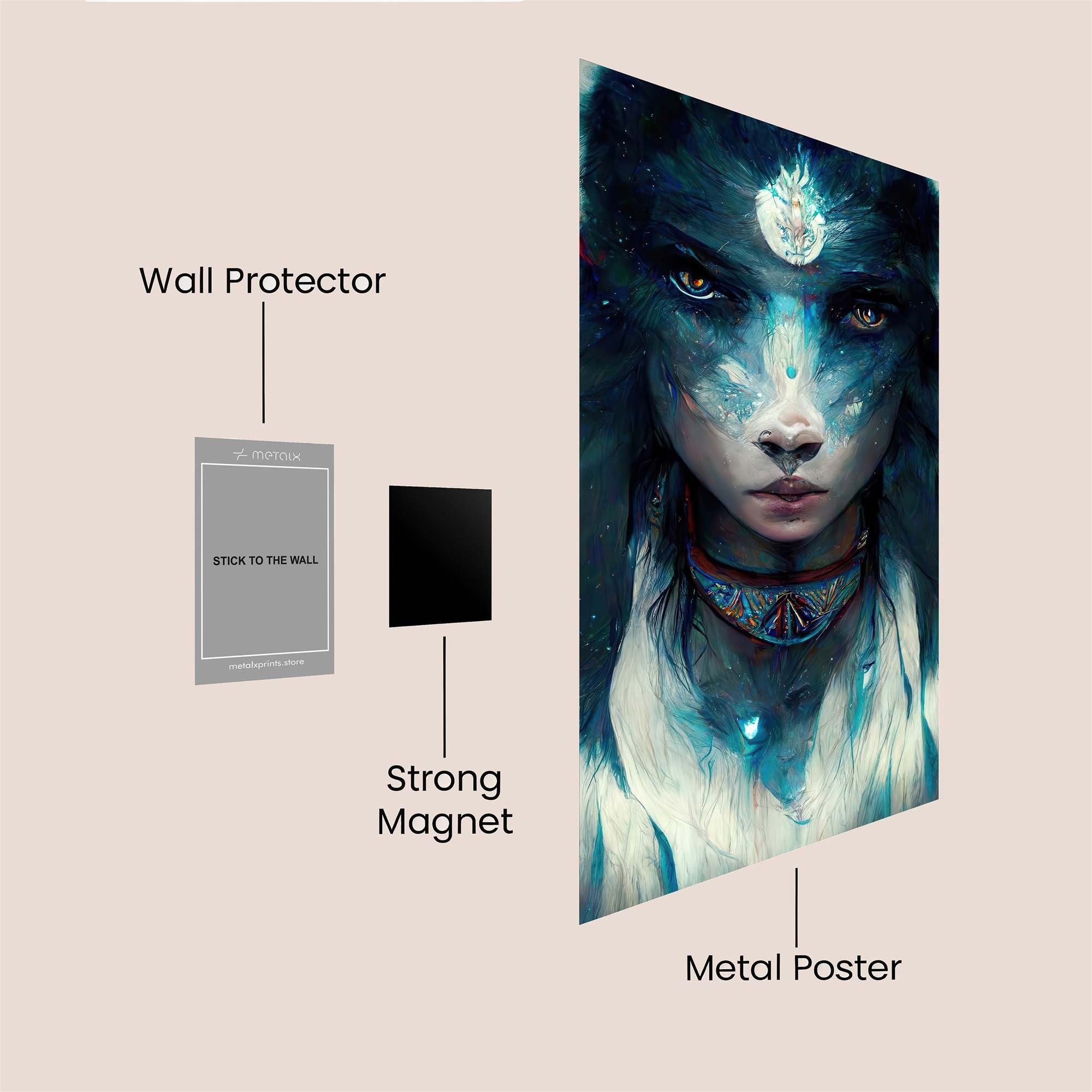 Lunar Enigma Safe Wall Magnetic / M