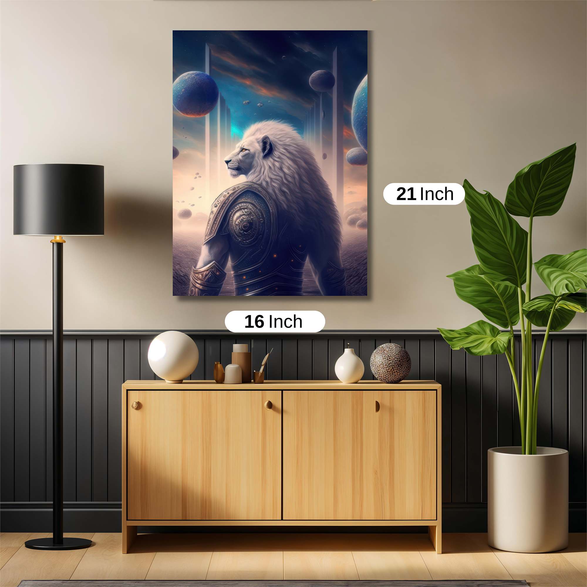 Lion Cosmic Safe Wall Magnetic / M