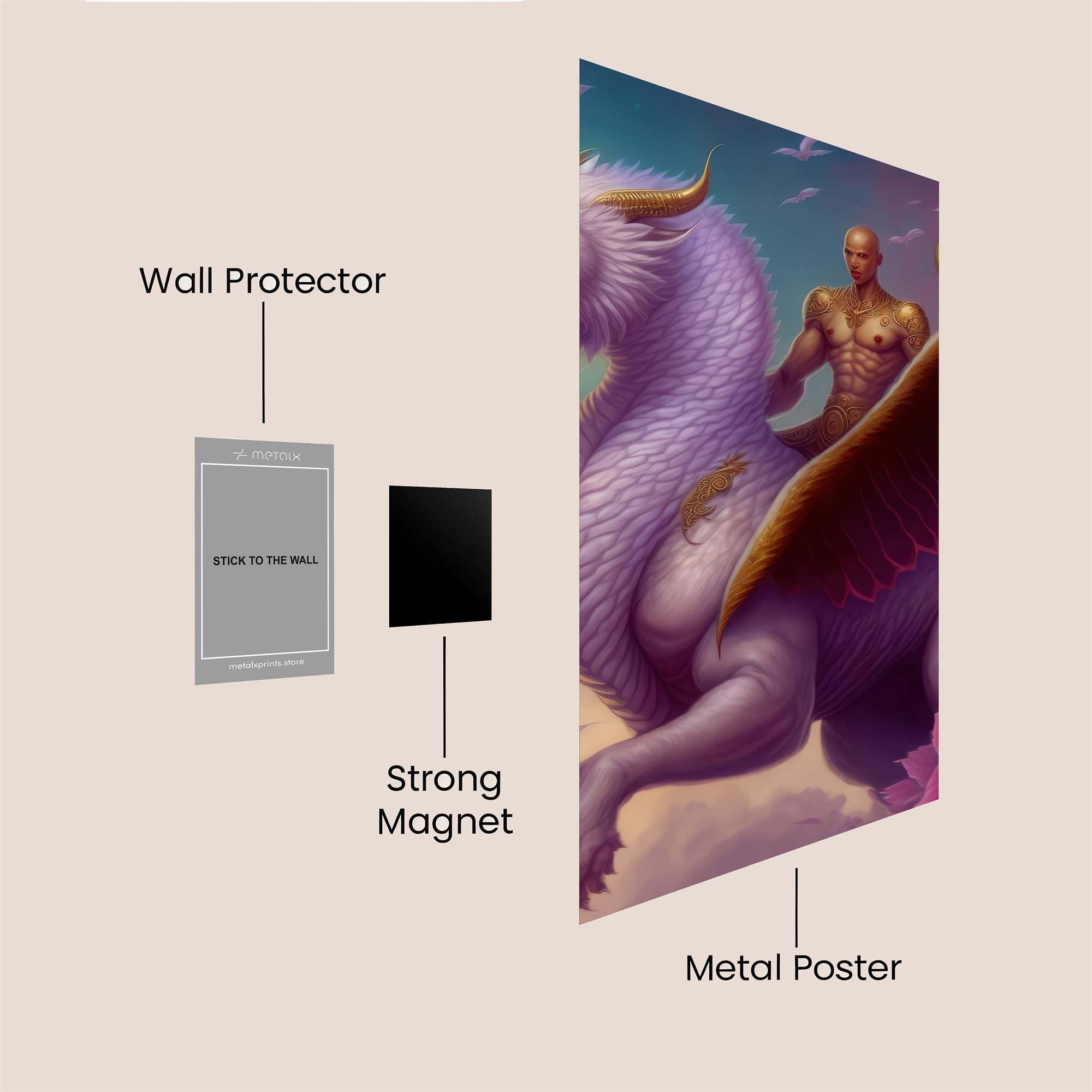 Dragon Majesty Safe Wall Magnetic / M