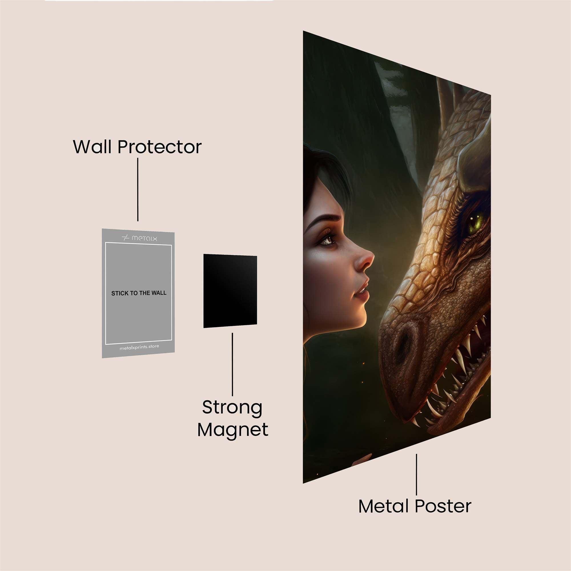 Dragon Whisper Safe Wall Magnetic / M