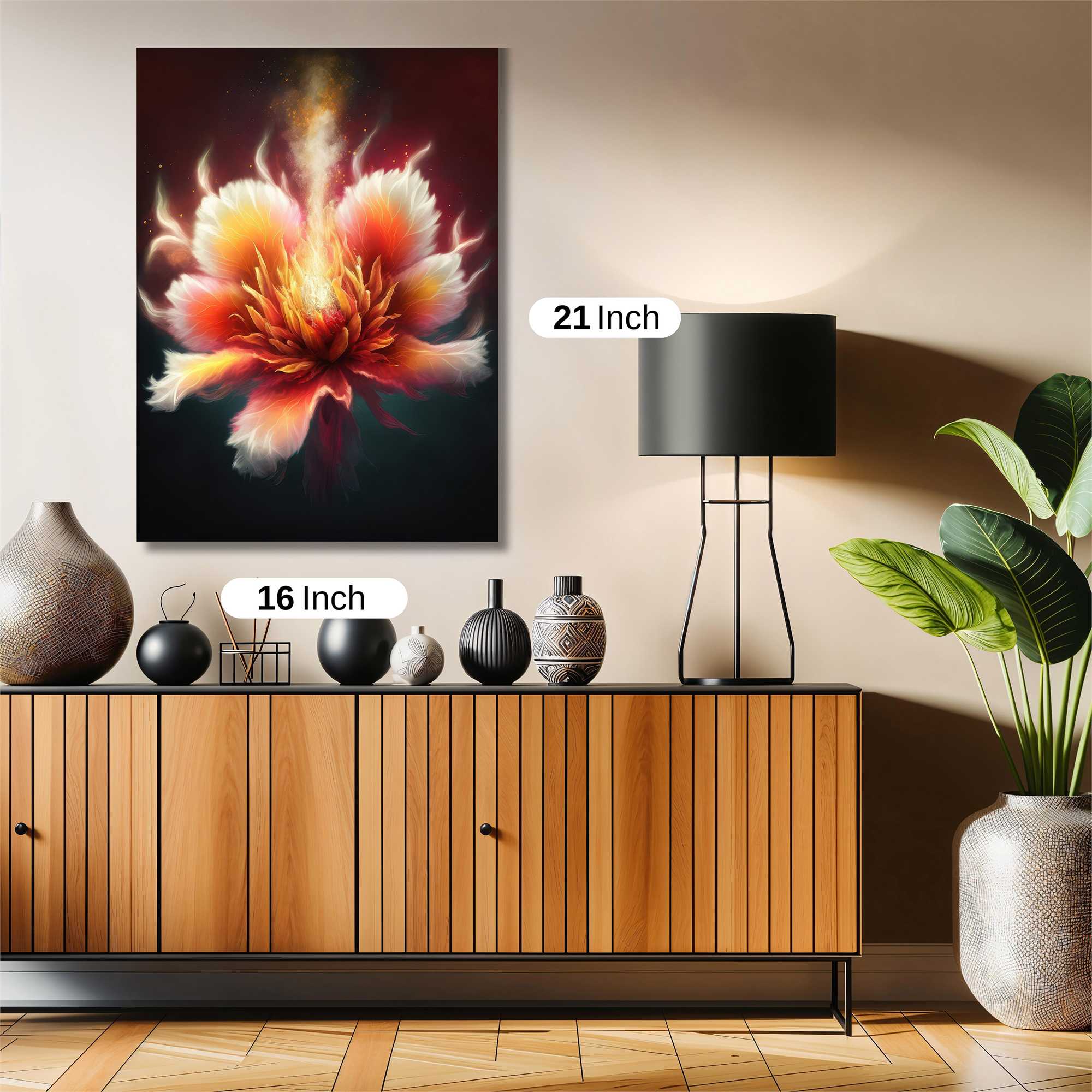 Flame Blossom Safe Wall Magnetic / M