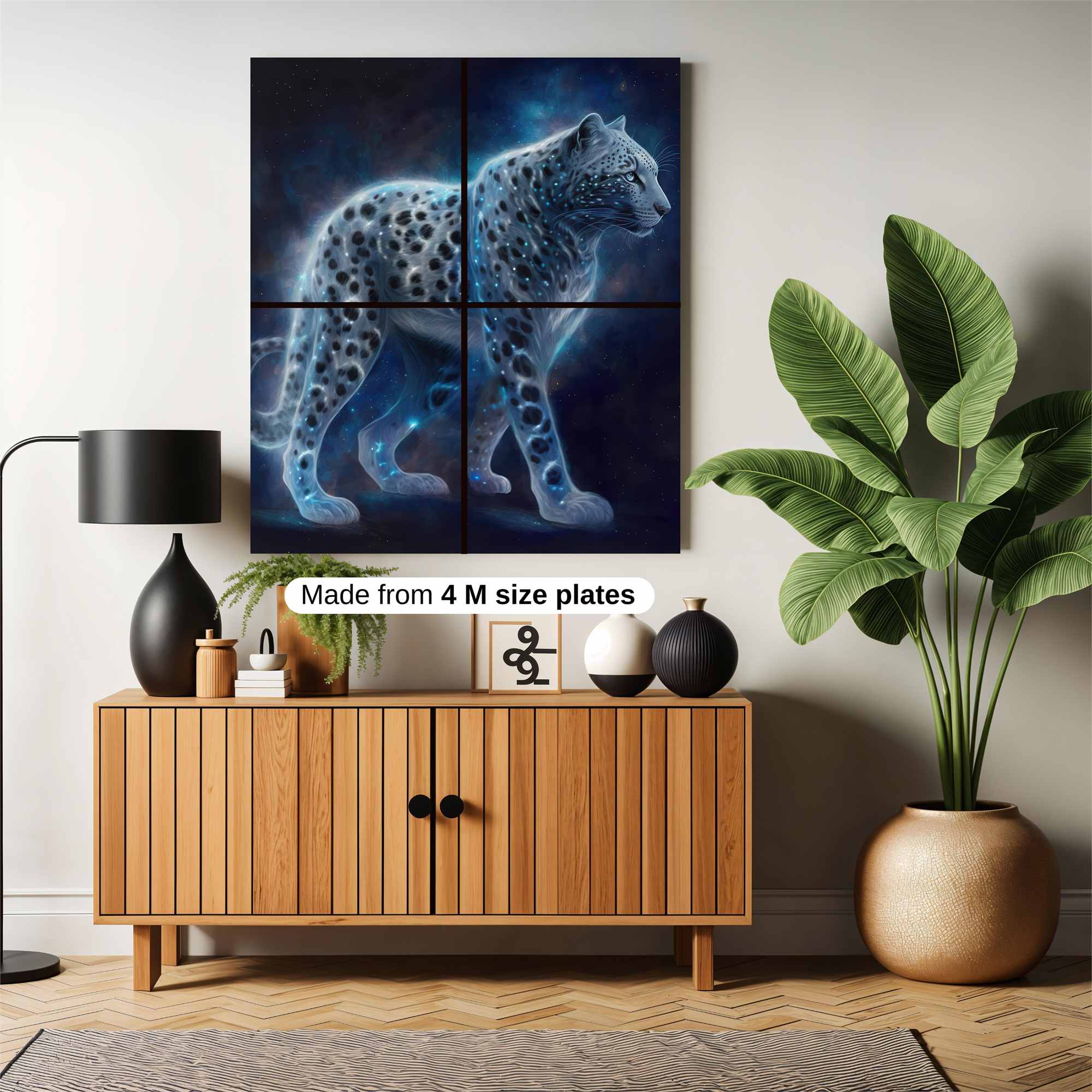 Cosmic Leopard Safe Wall Magnetic / M