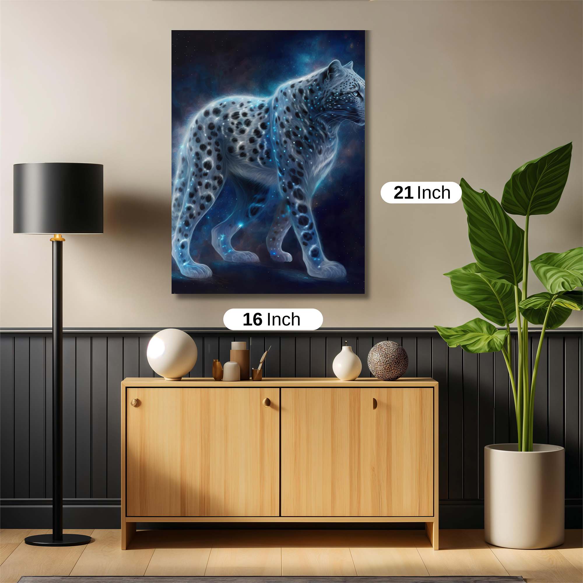 Cosmic Leopard Safe Wall Magnetic / M