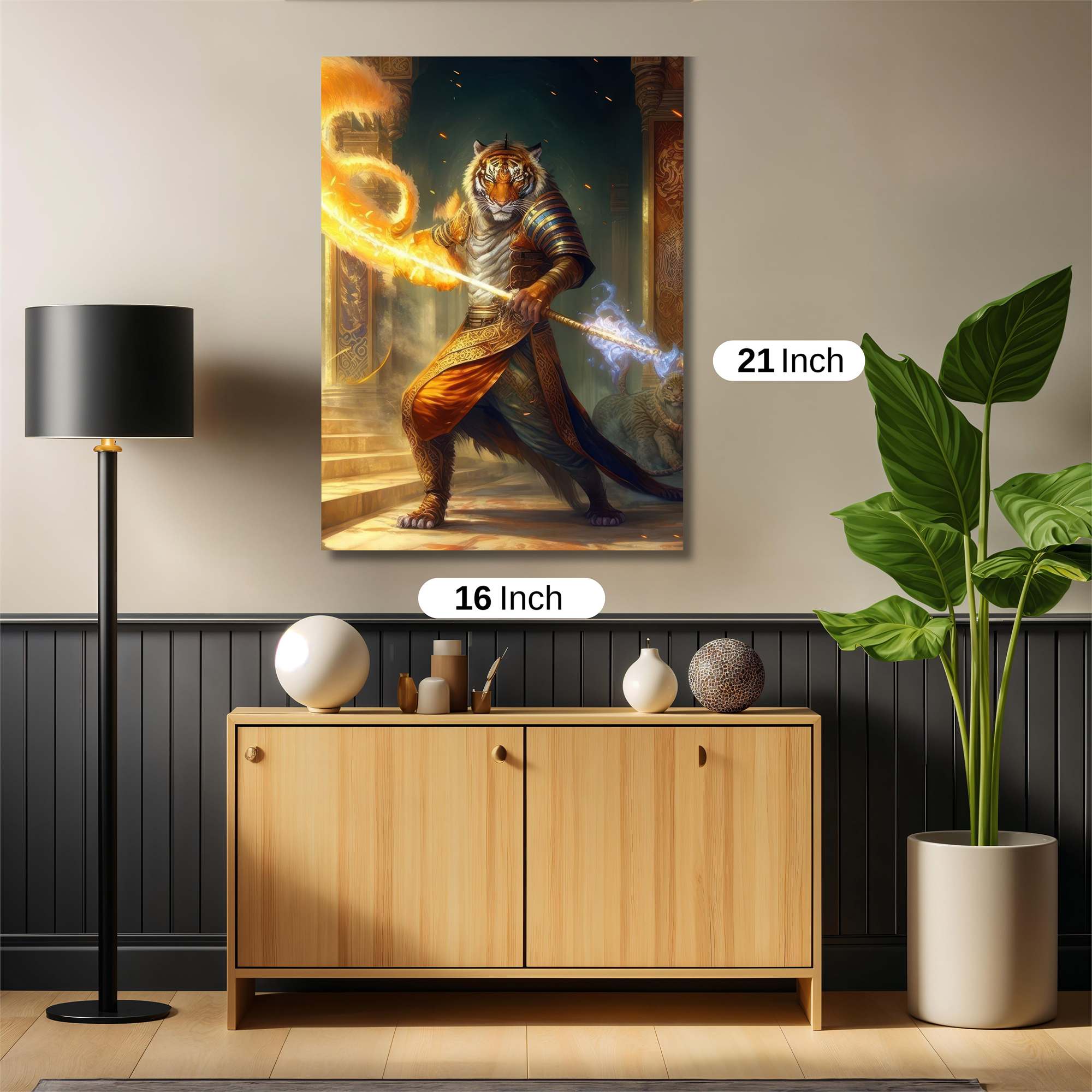 Tiger Mage Safe Wall Magnetic / M