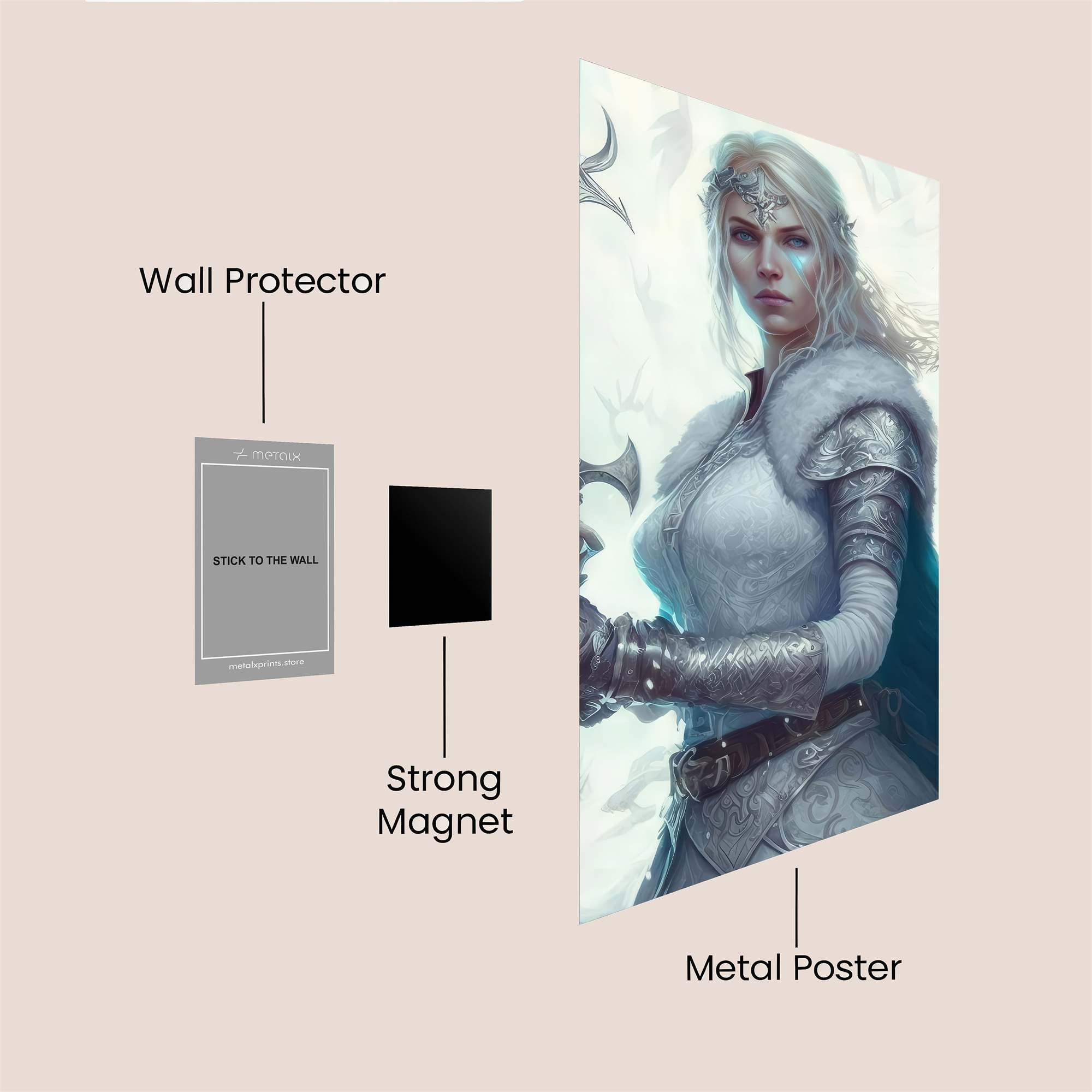 Frost Queen Safe Wall Magnetic / M