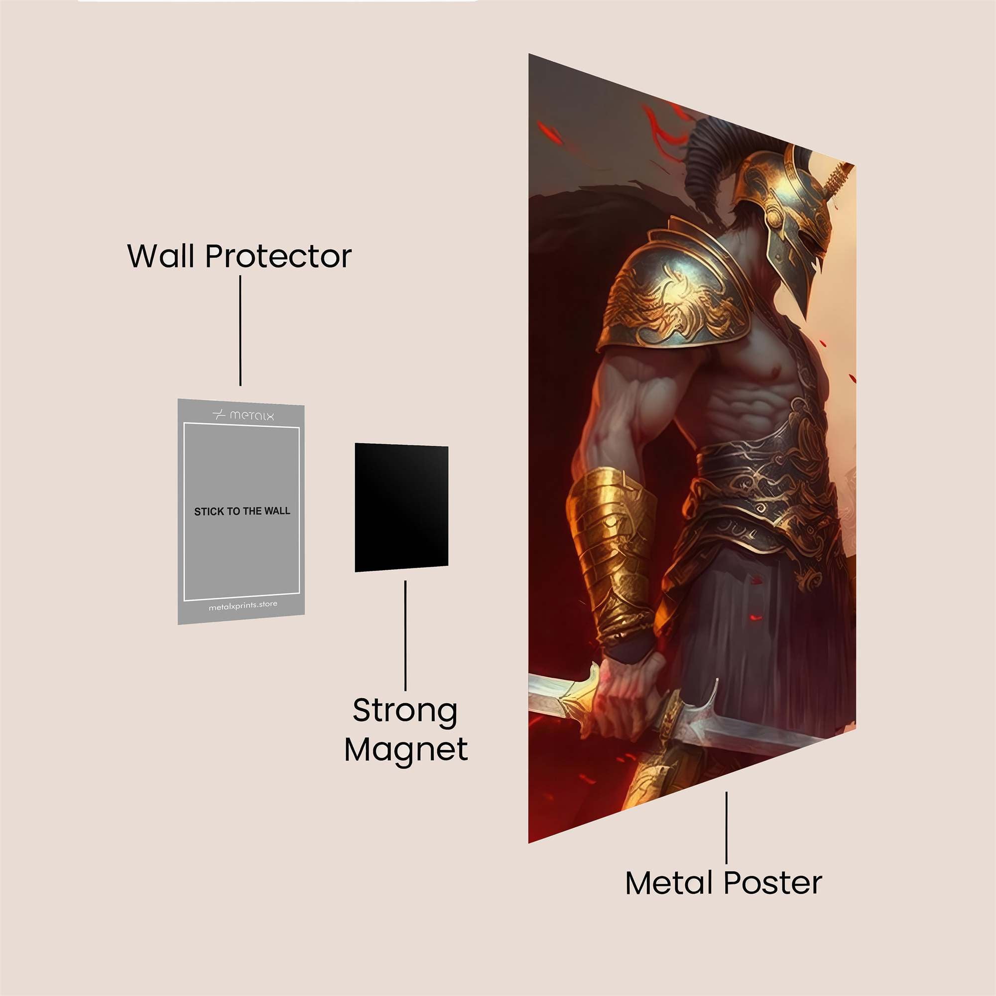 Ares Enraged Safe Wall Magnetic / M