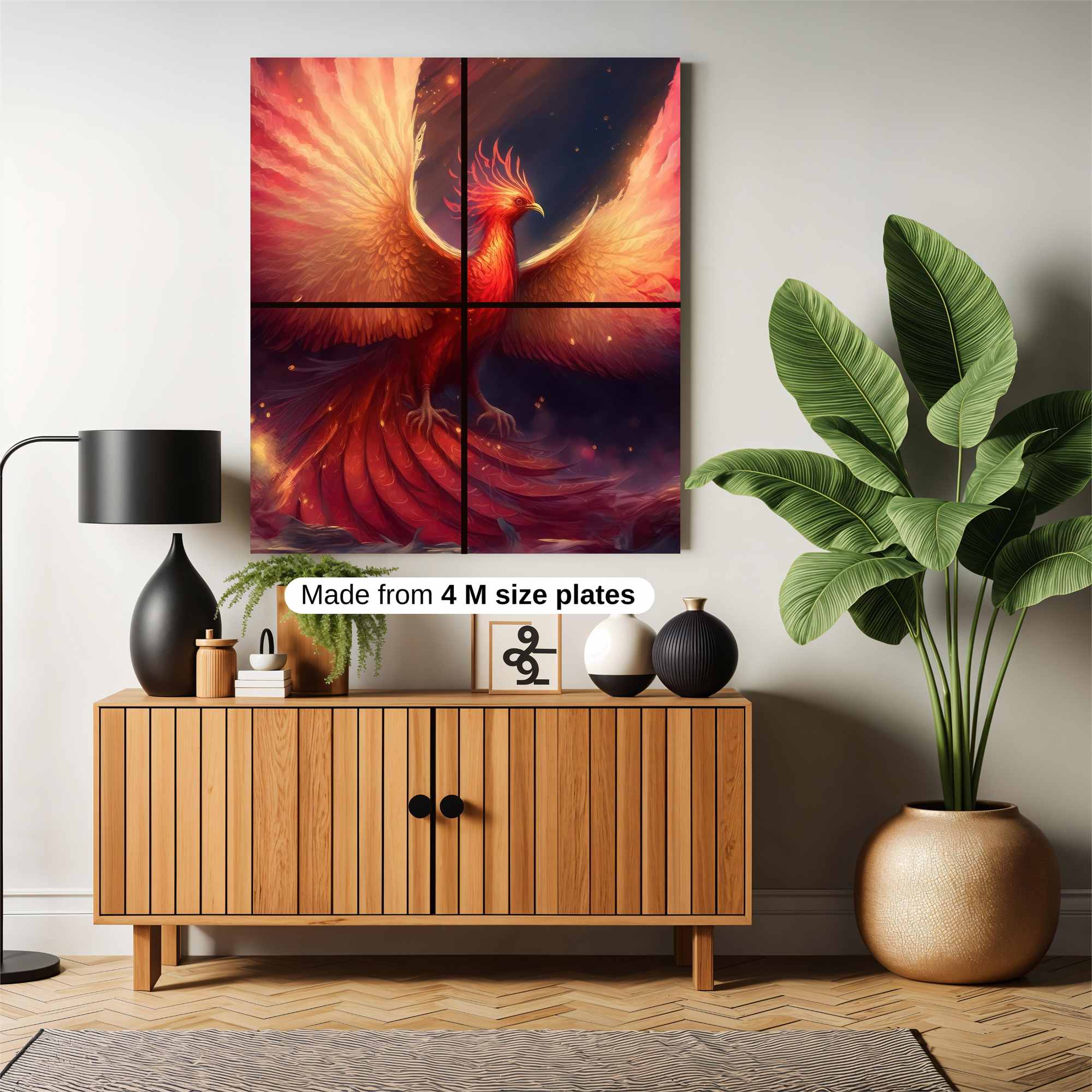 Phoenix Blaze Safe Wall Magnetic / M