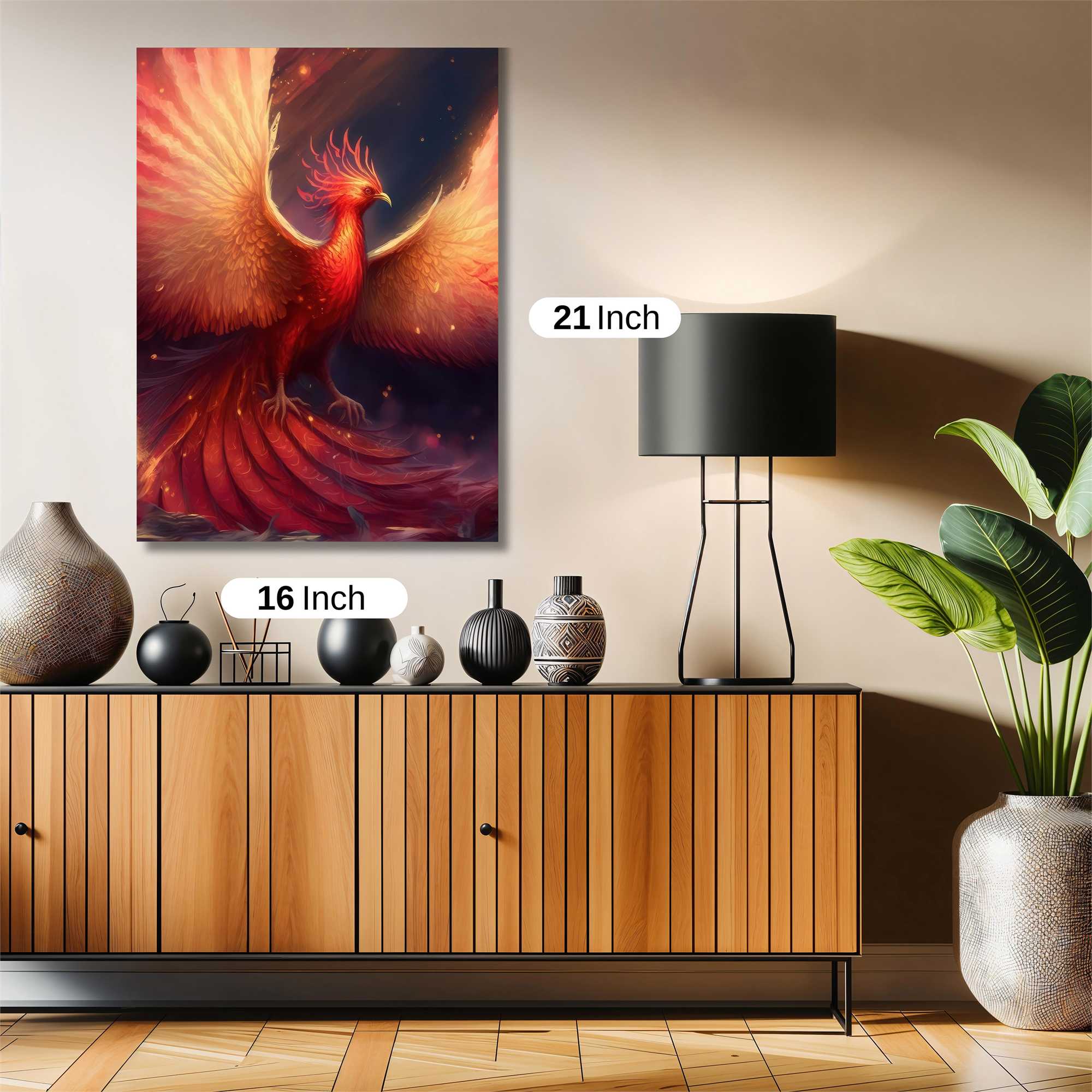 Phoenix Blaze Safe Wall Magnetic / M