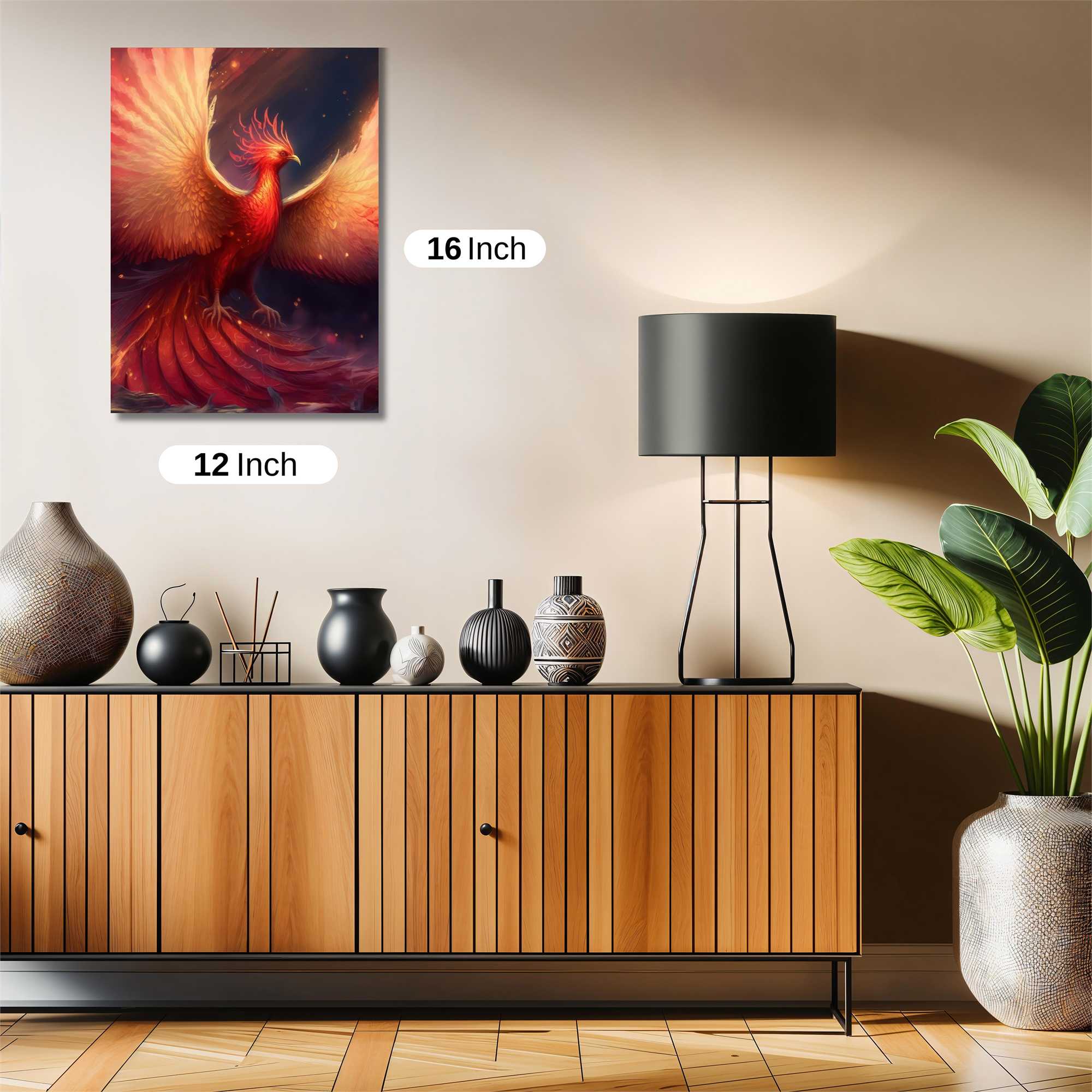 Phoenix Blaze Safe Wall Magnetic / M