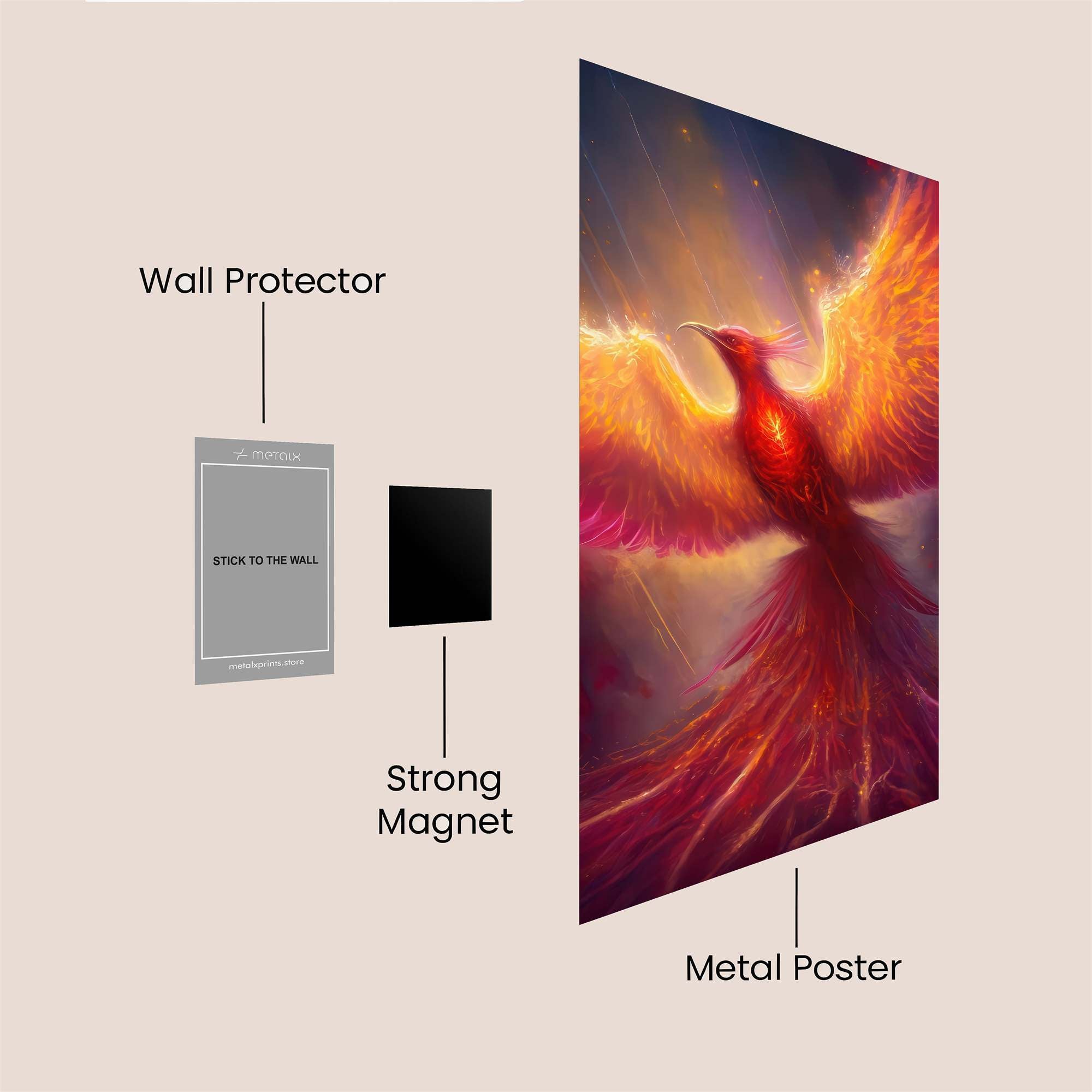 Phoenix Radiance Safe Wall Magnetic / M