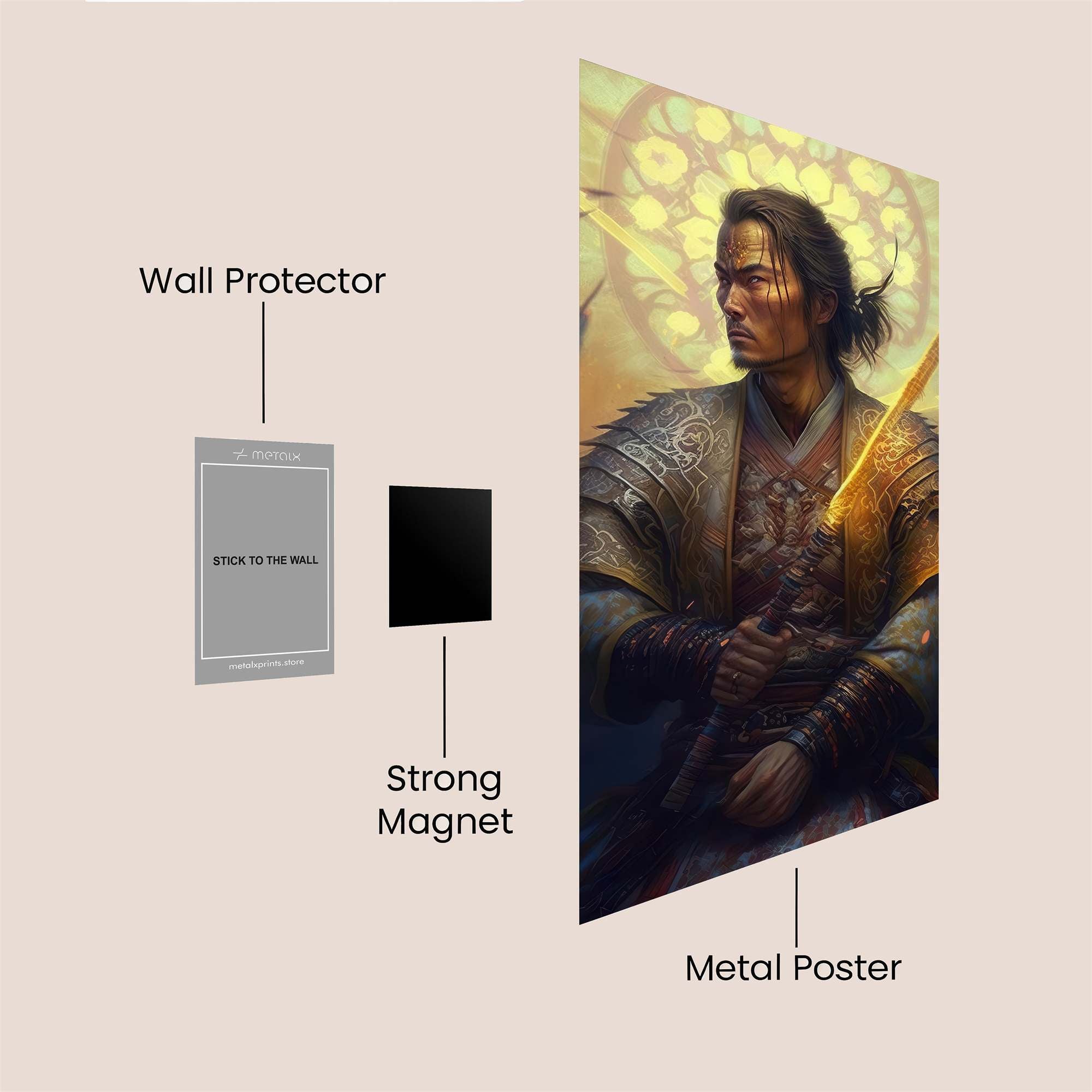 Samurai Radiant Safe Wall Magnetic / M