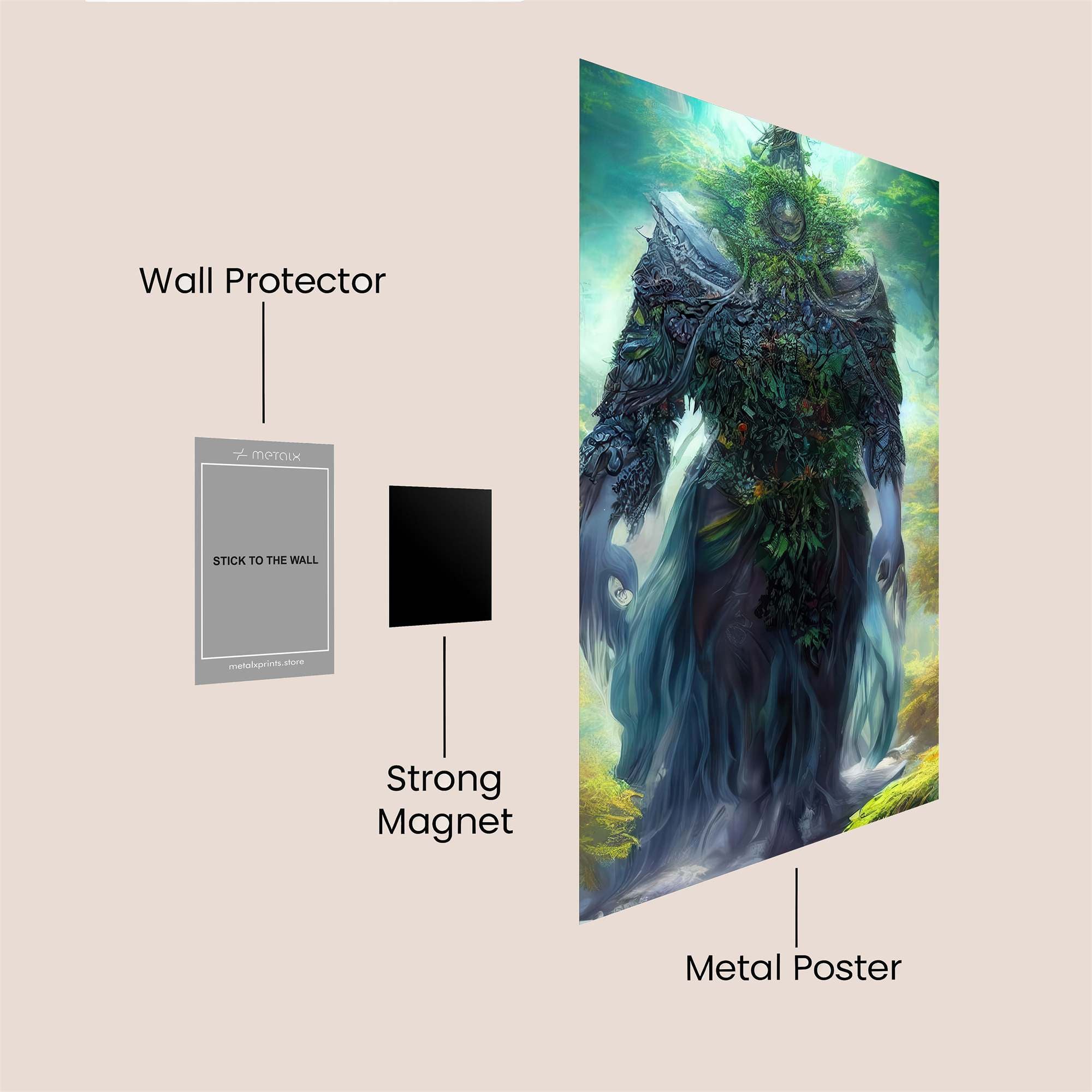 Forest Guardian Safe Wall Magnetic / M