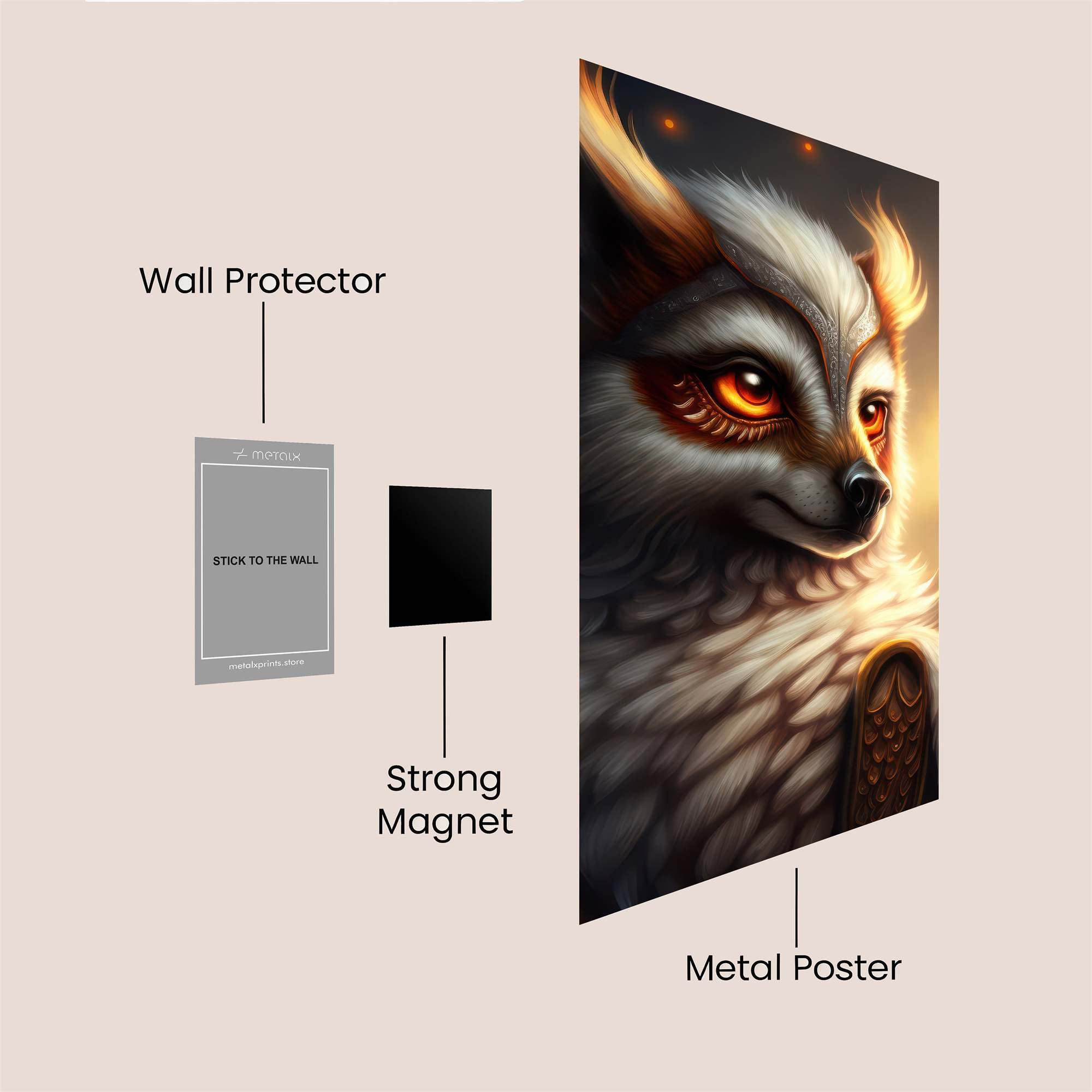 Phoenix Whisper Safe Wall Magnetic / M