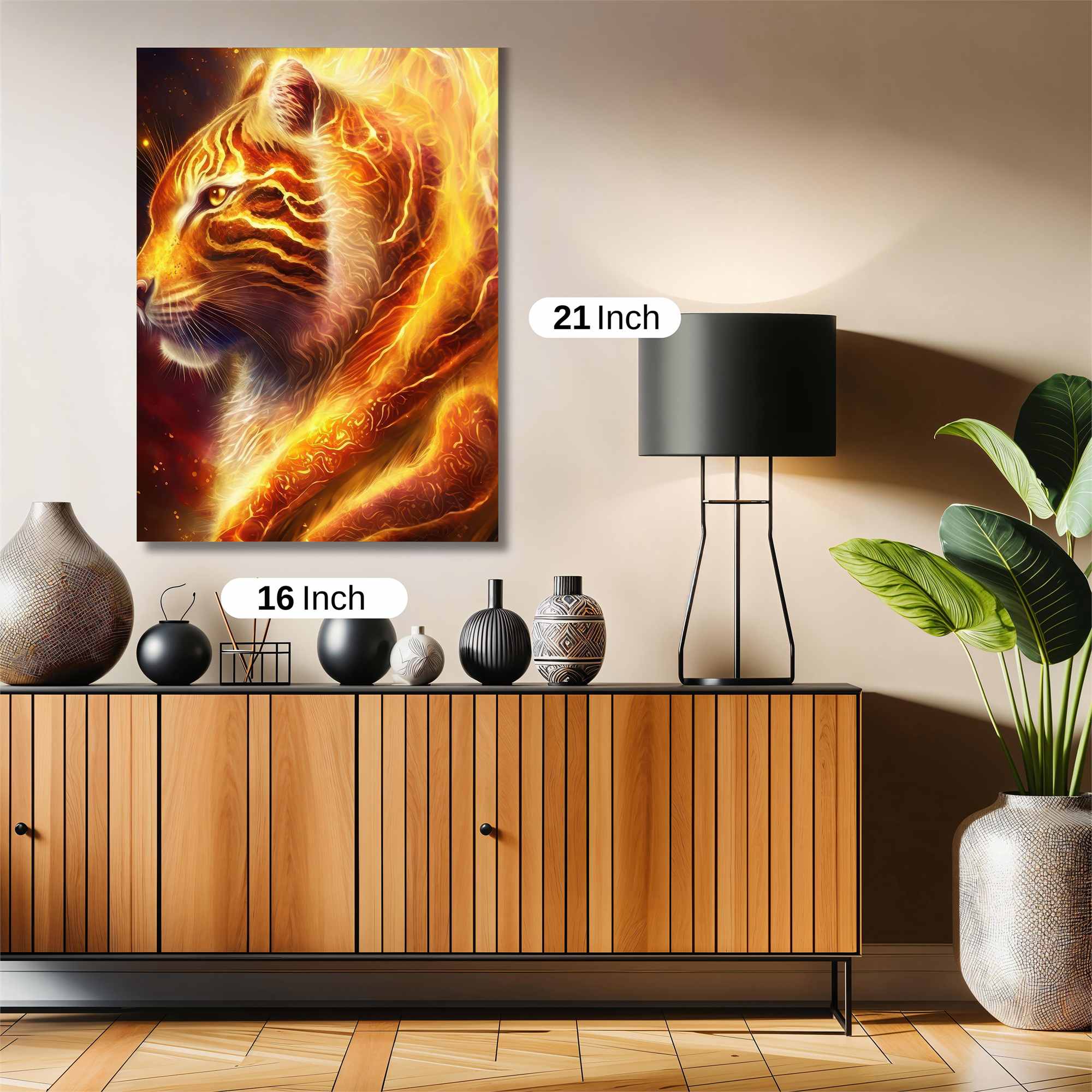 Flame Majesty Safe Wall Magnetic / M