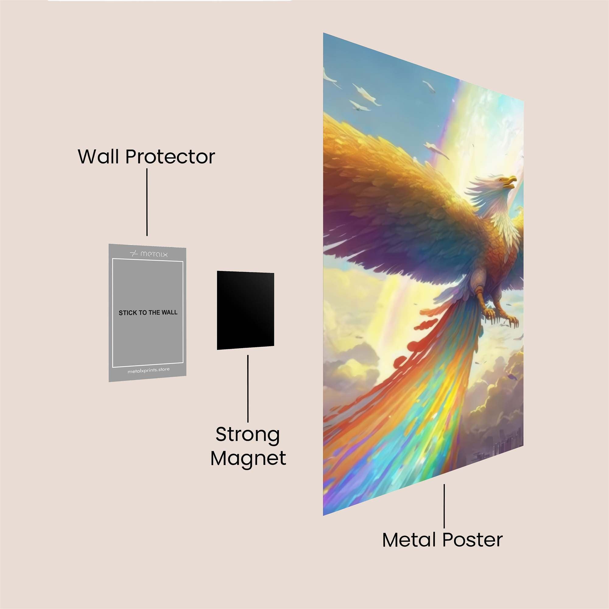 Phoenix Radiance Safe Wall Magnetic / M
