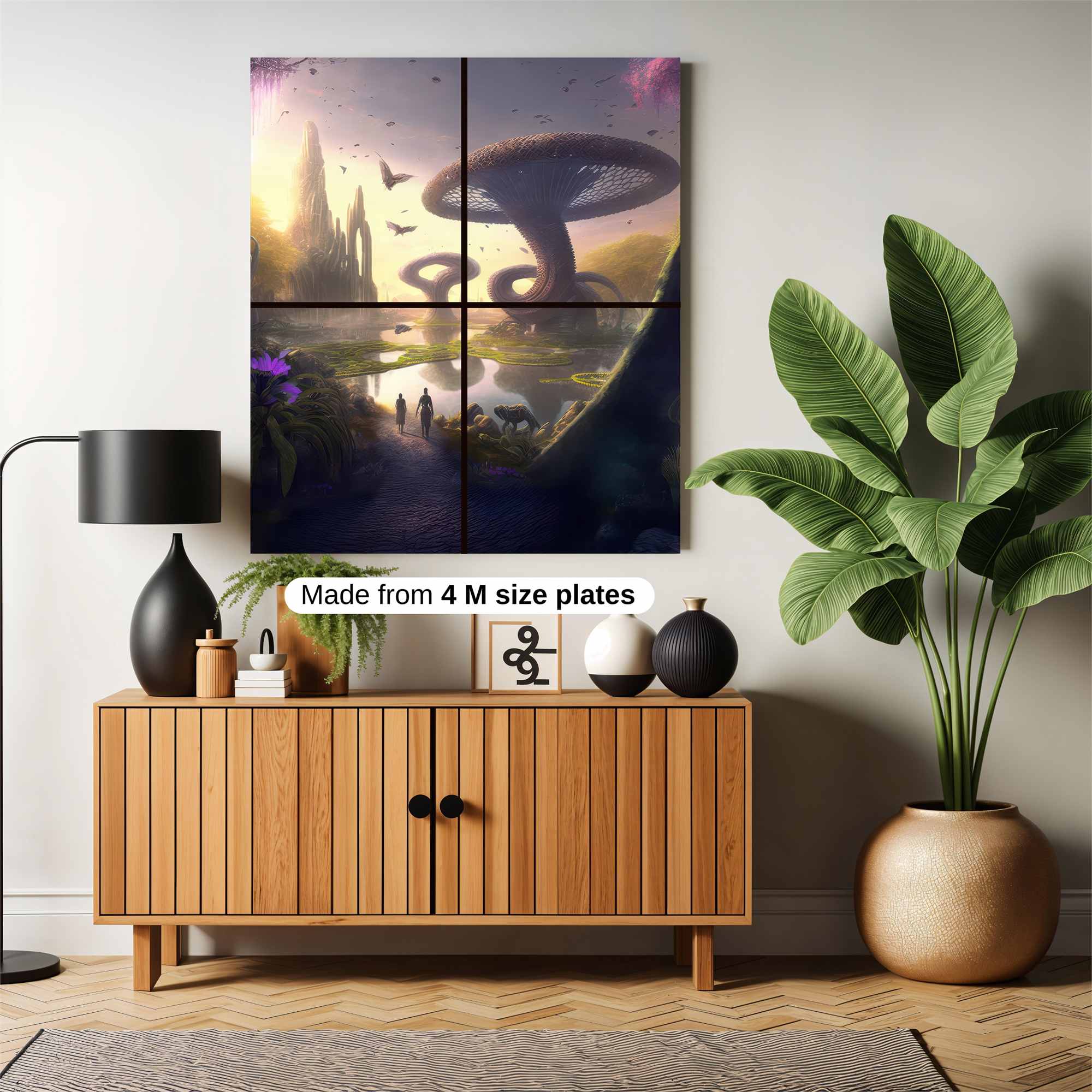 MushroomWhimsy Safe Wall Magnetic / M