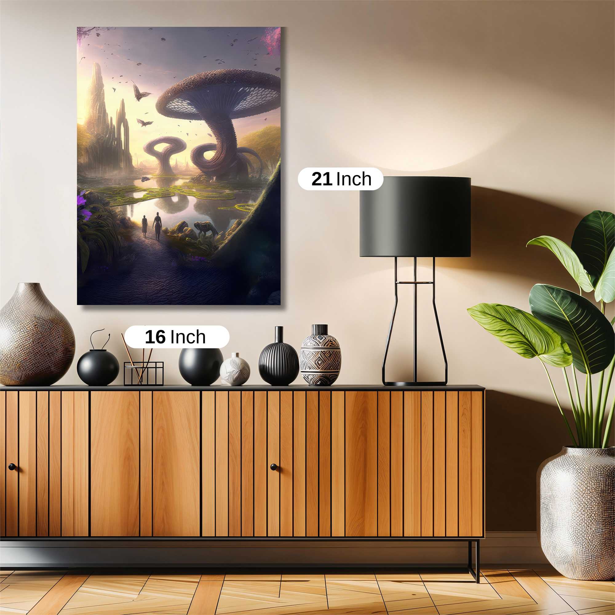 MushroomWhimsy Safe Wall Magnetic / M