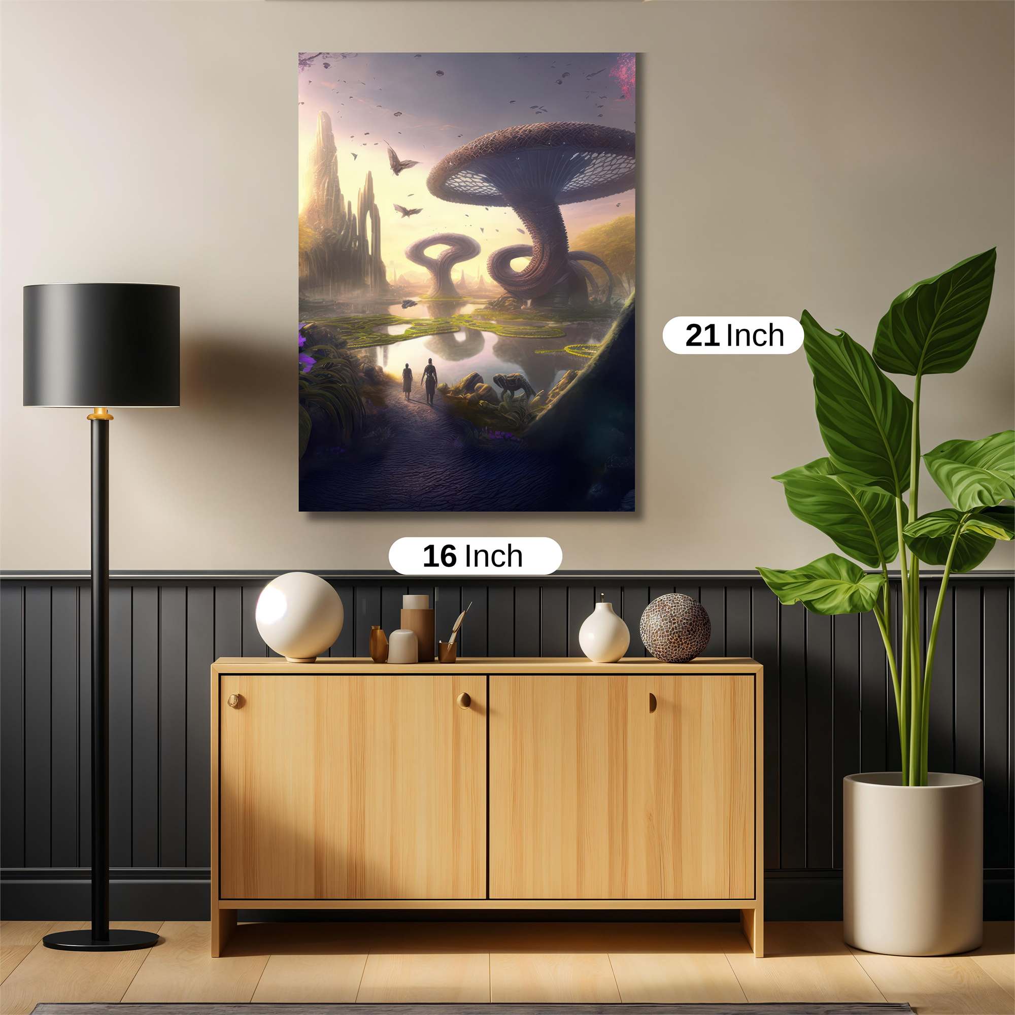 MushroomWhimsy Safe Wall Magnetic / M