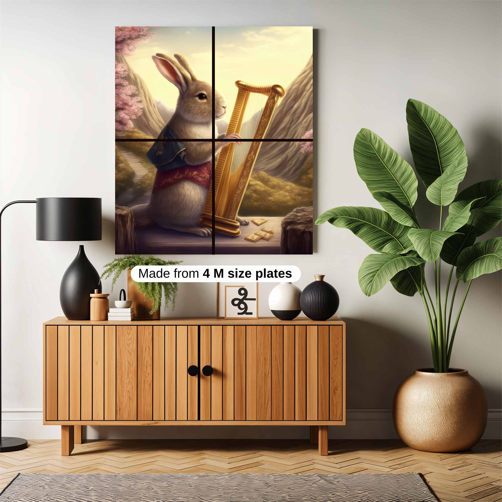 Bardic Bunny Safe Wall Magnetic / M