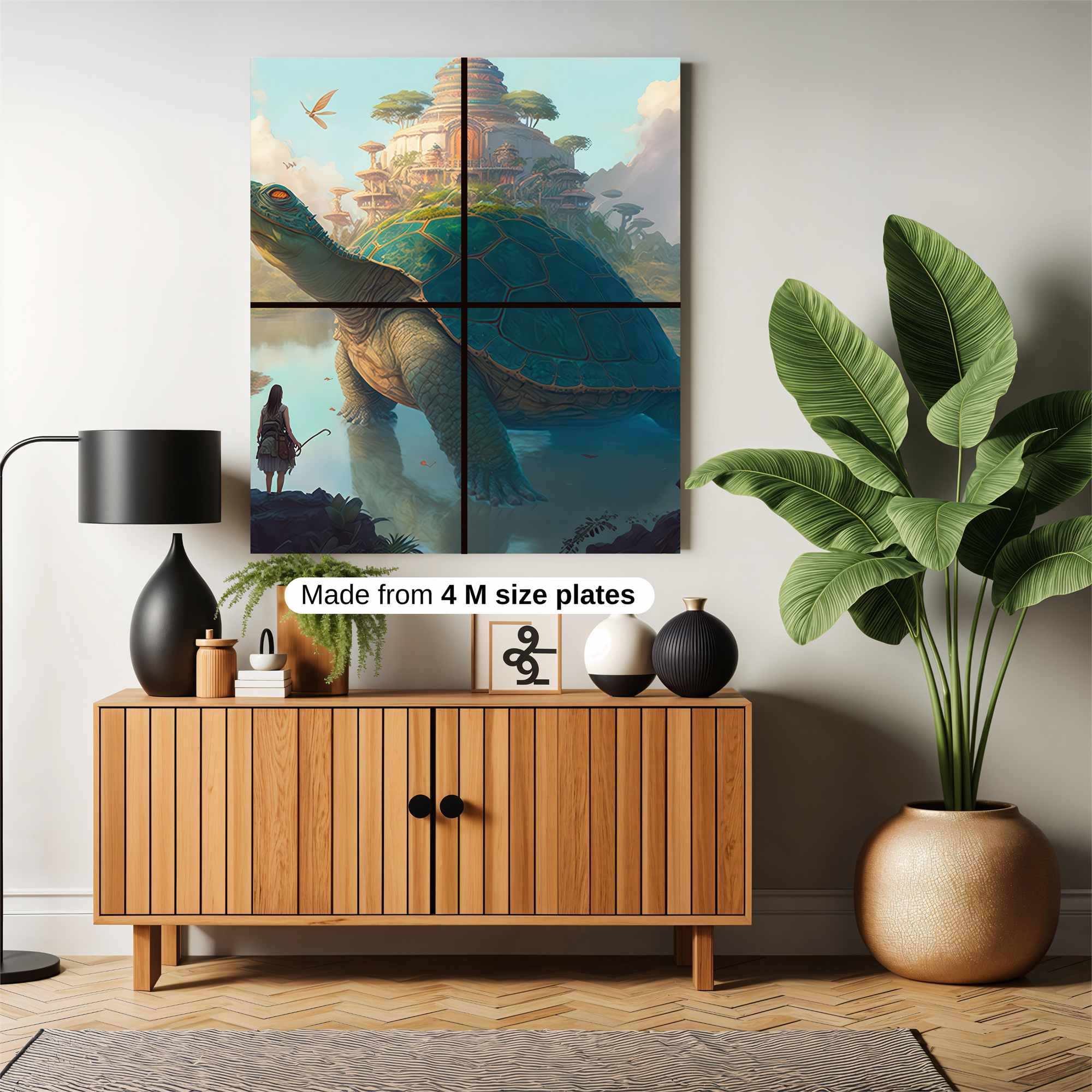 Turtle Tranquil Safe Wall Magnetic / M