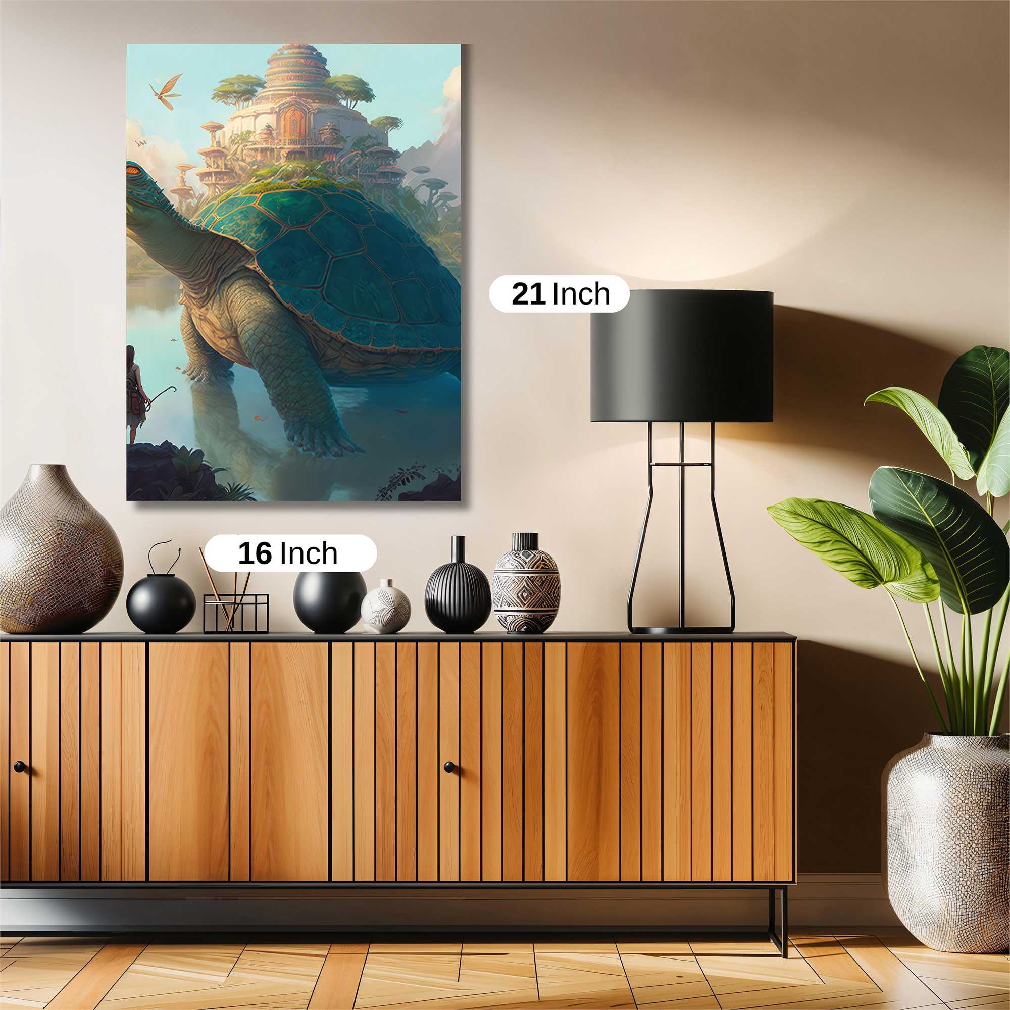 Turtle Tranquil Safe Wall Magnetic / M