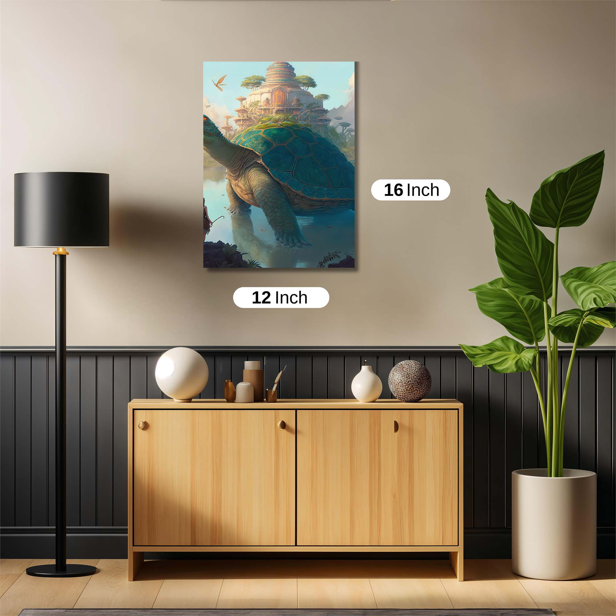 Turtle Tranquil Safe Wall Magnetic / M