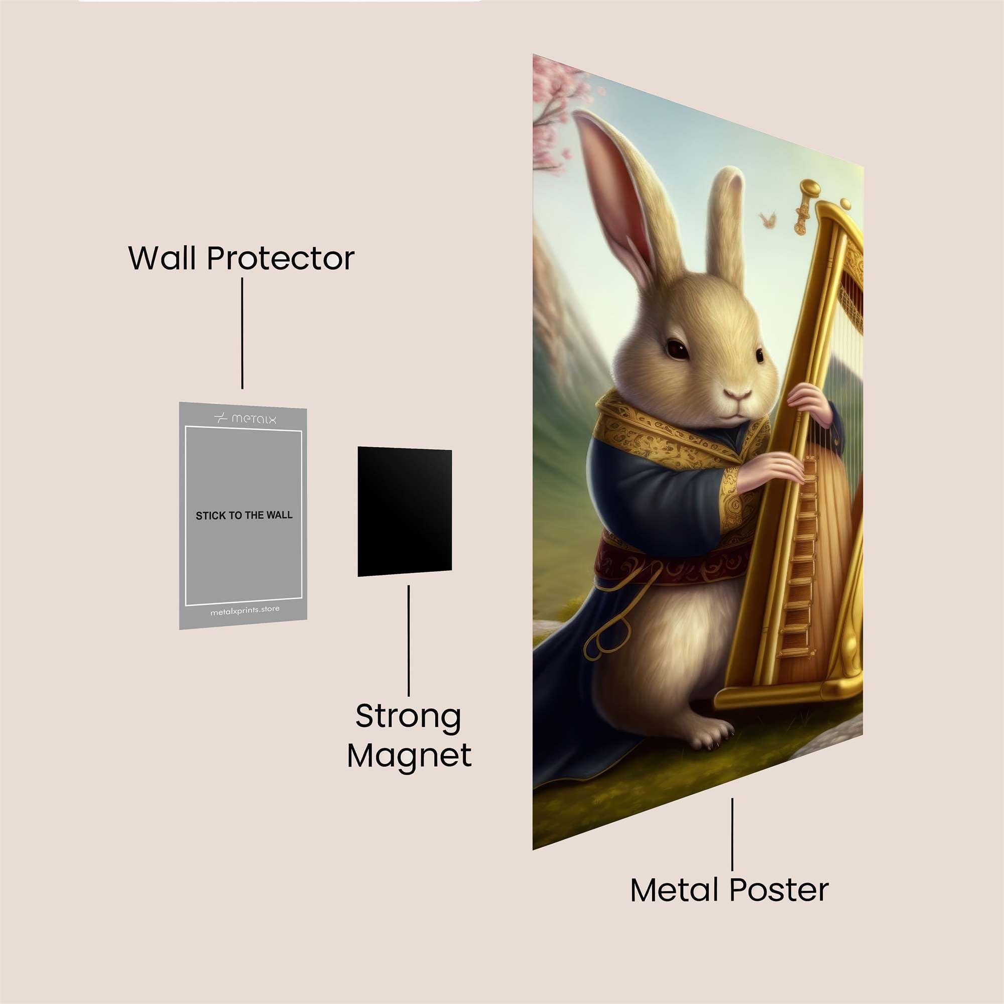 Bard Bunny Safe Wall Magnetic / M