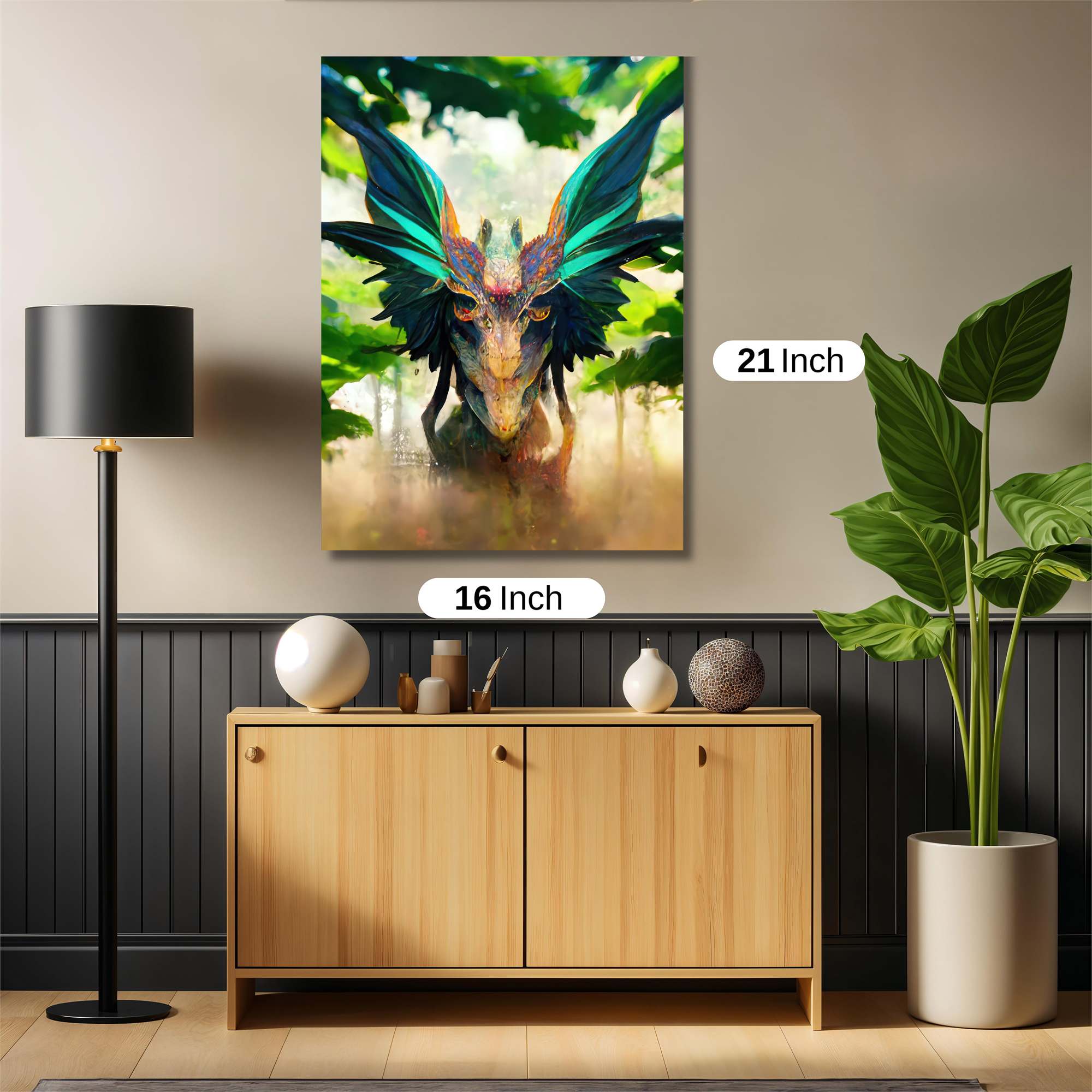 Dragon Serenity Safe Wall Magnetic / M