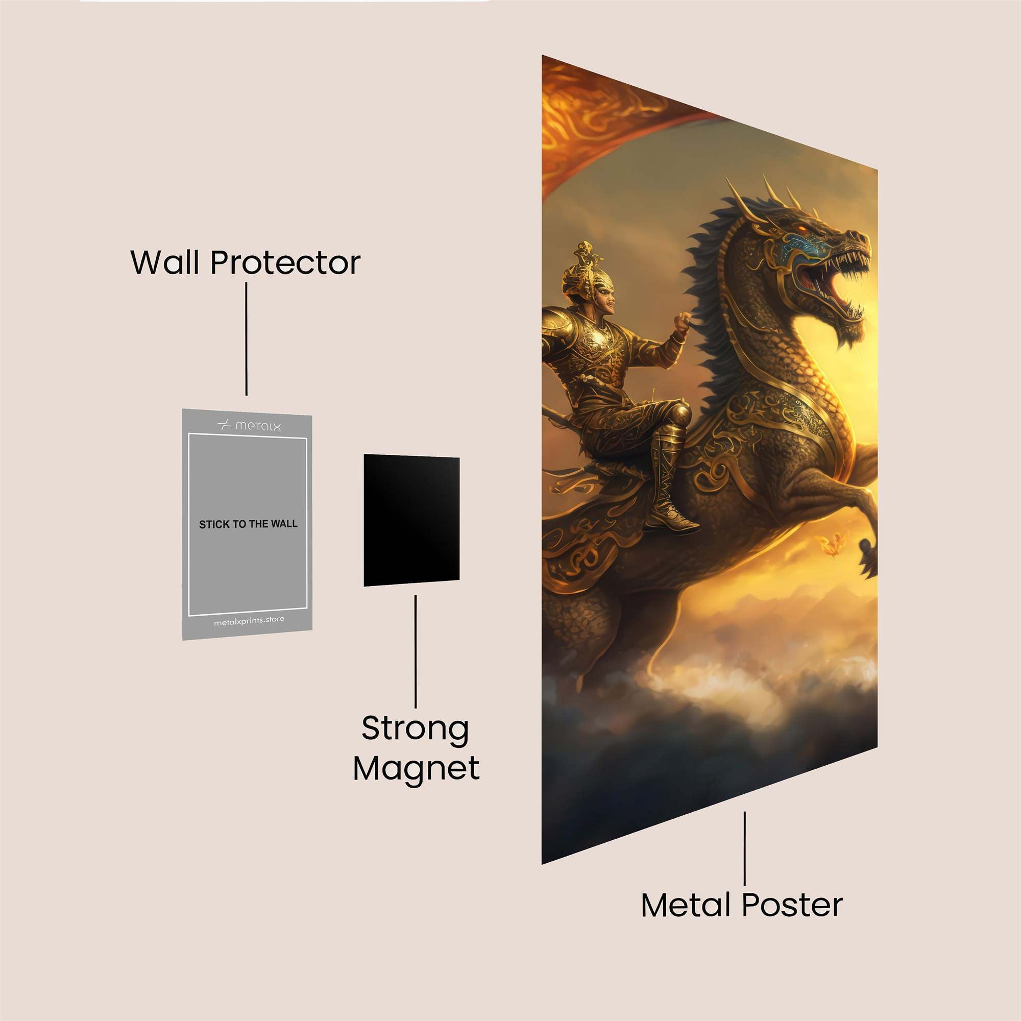 Dragon Majesty Safe Wall Magnetic / M