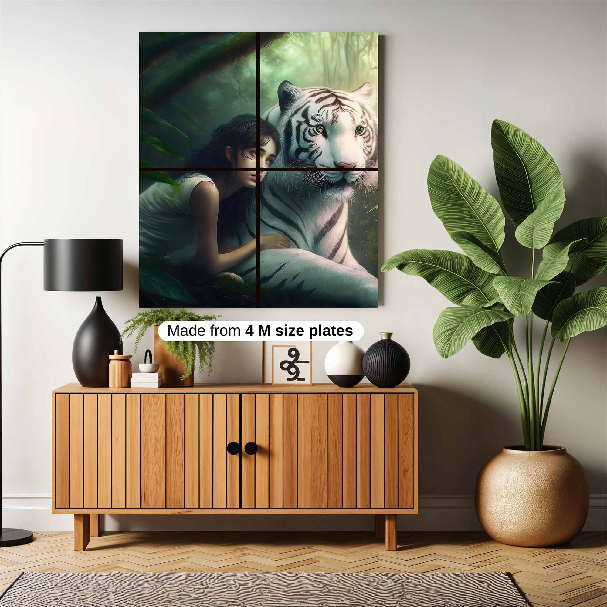 Tiger Serenity Safe Wall Magnetic / M