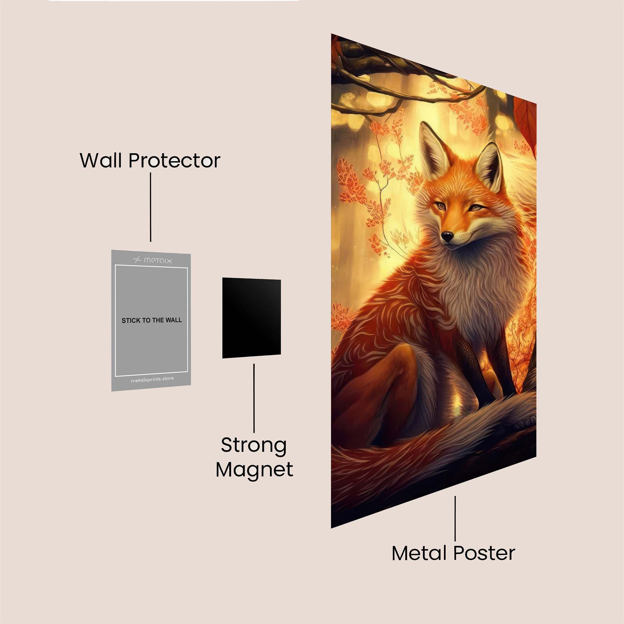 Fox Serenity Safe Wall Magnetic / M