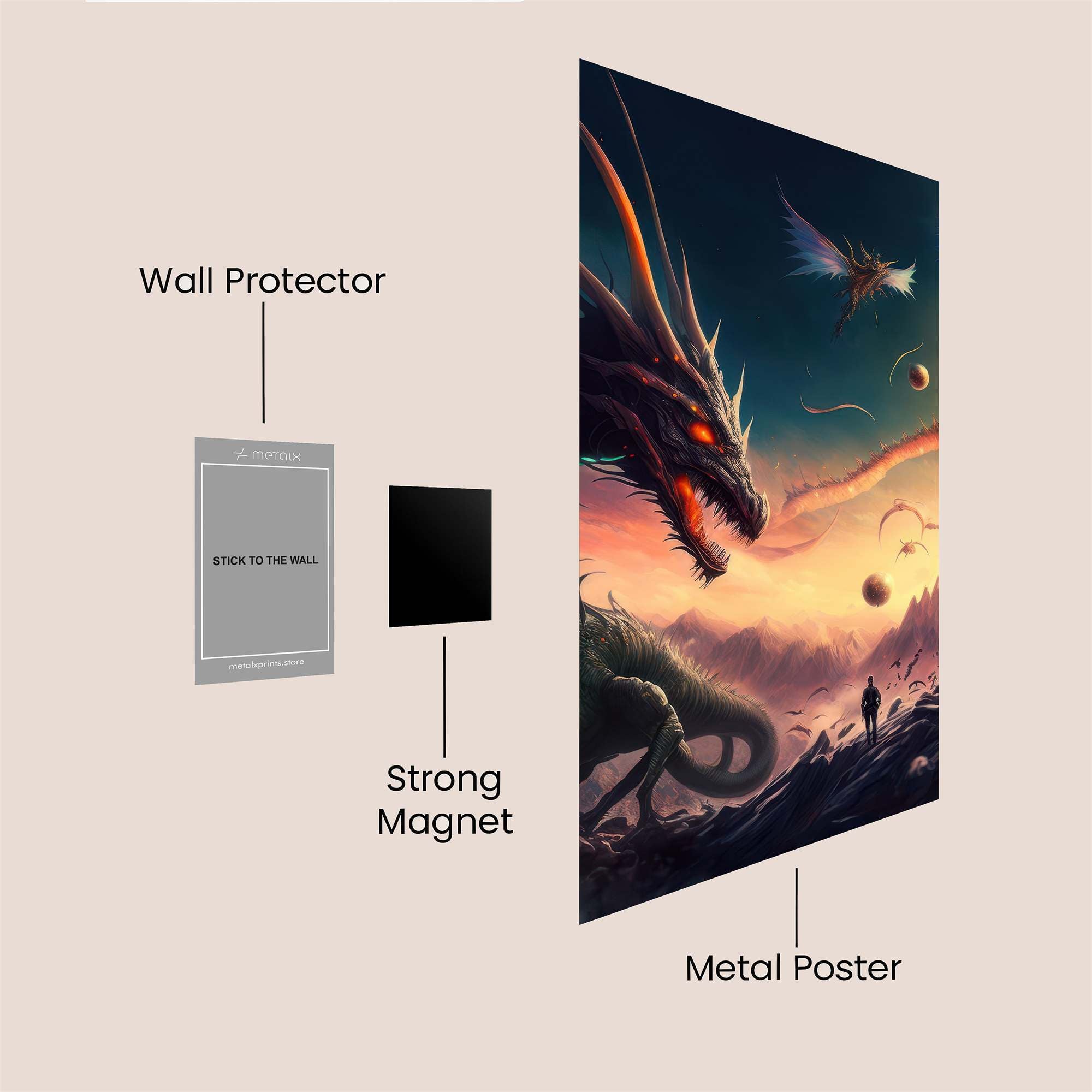 Dragon Odyssey Safe Wall Magnetic / M