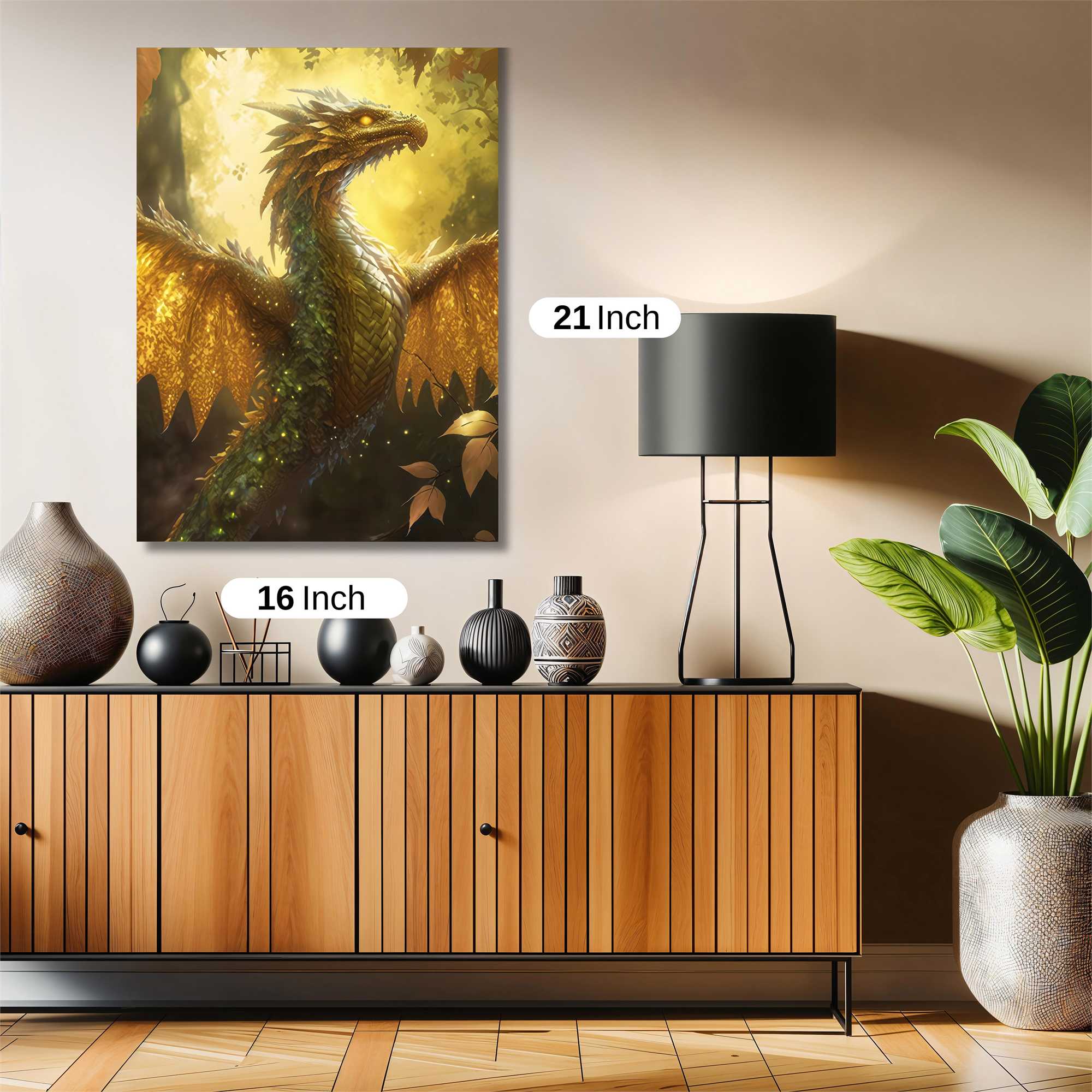 Golden Serenity Safe Wall Magnetic / M