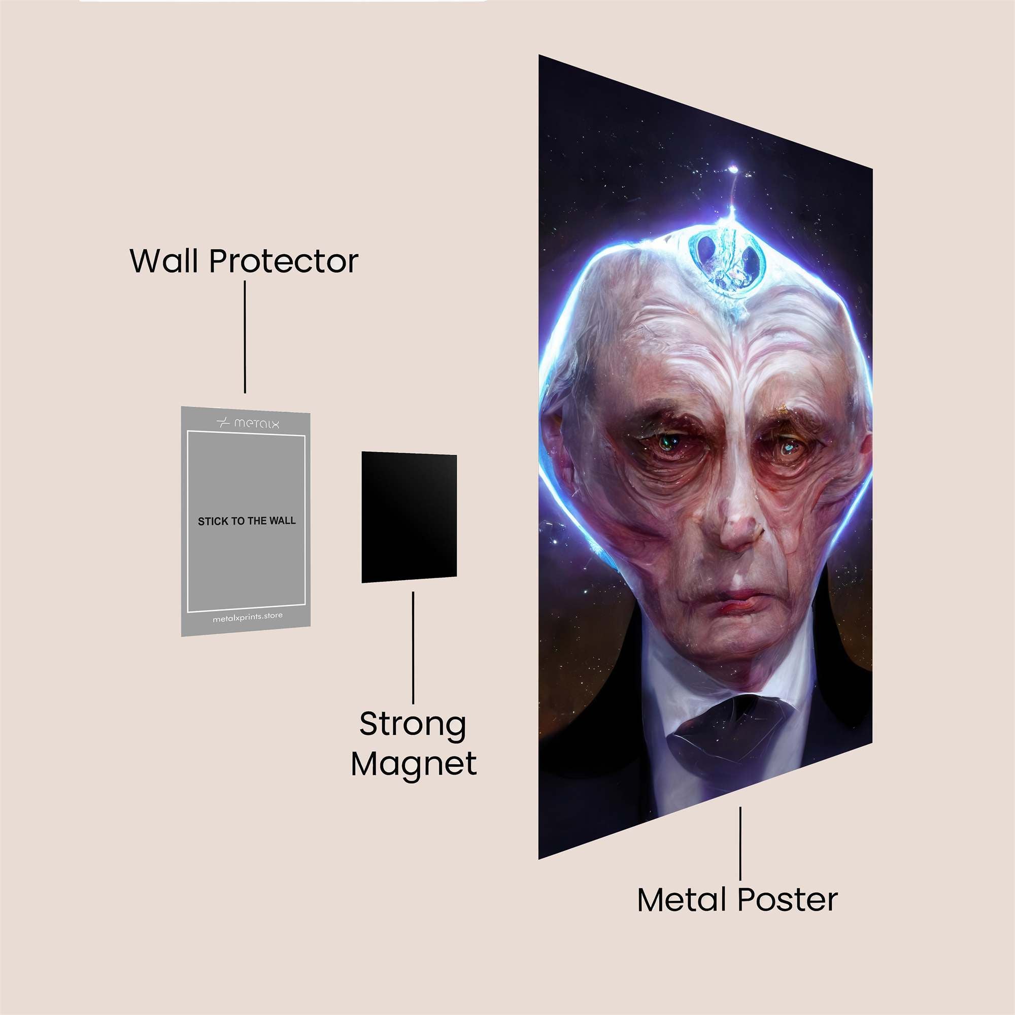 Palpatine Cosmic Safe Wall Magnetic / M