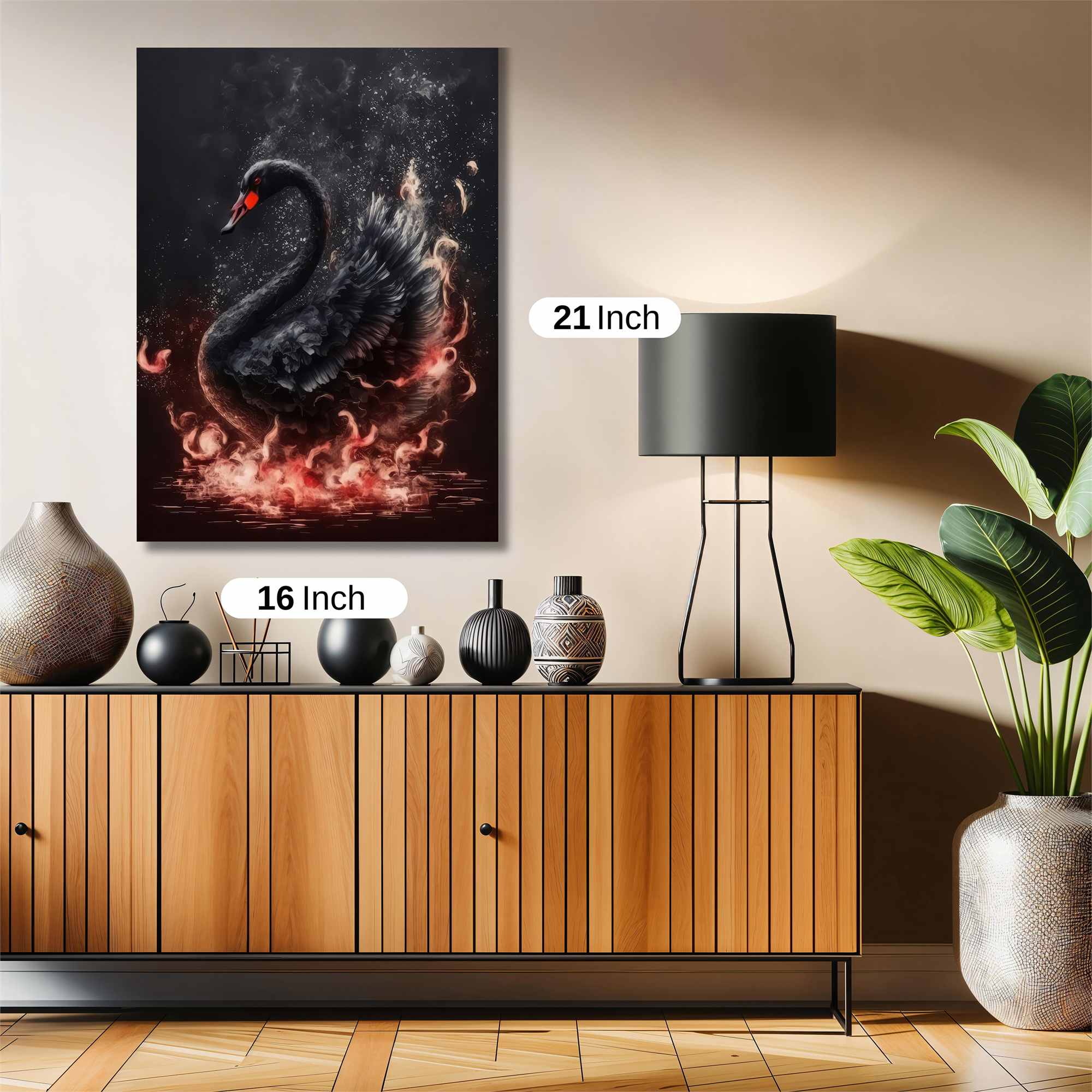 Swan Inferno Safe Wall Magnetic / M