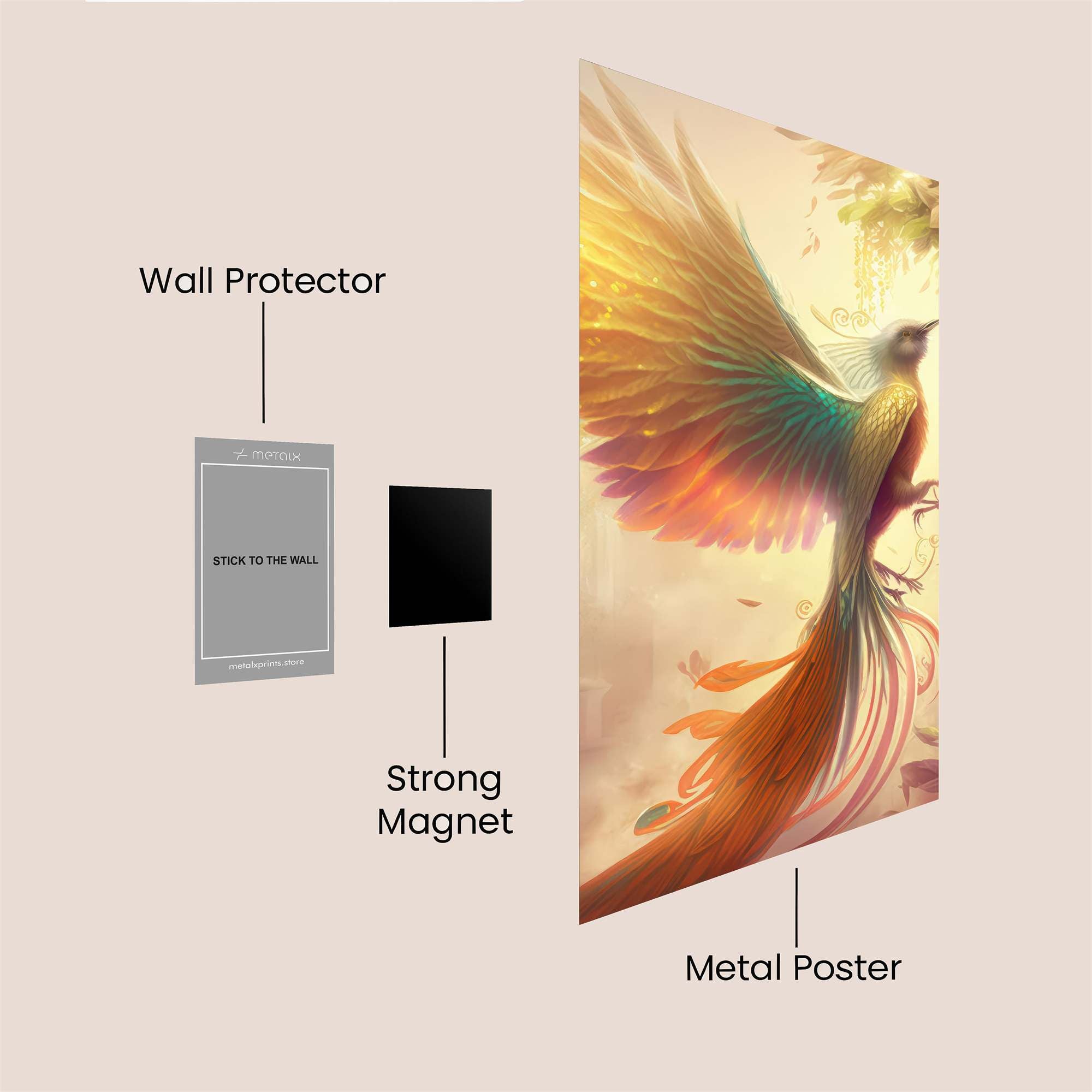 Phoenix Radiant Safe Wall Magnetic / M