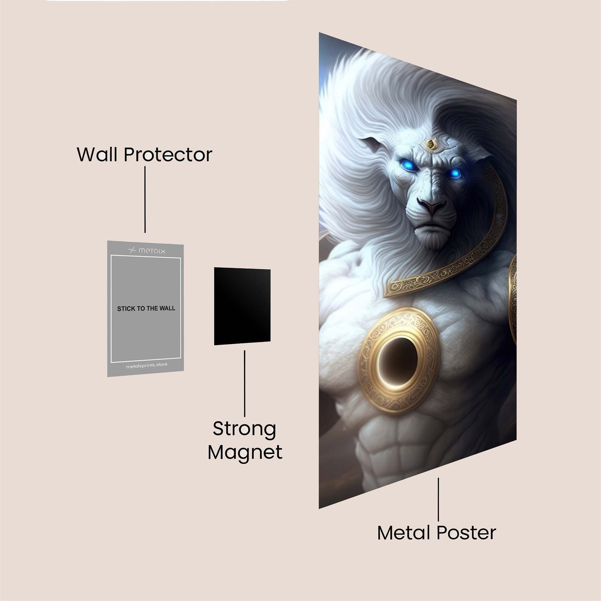 Lion Radiance Safe Wall Magnetic / M