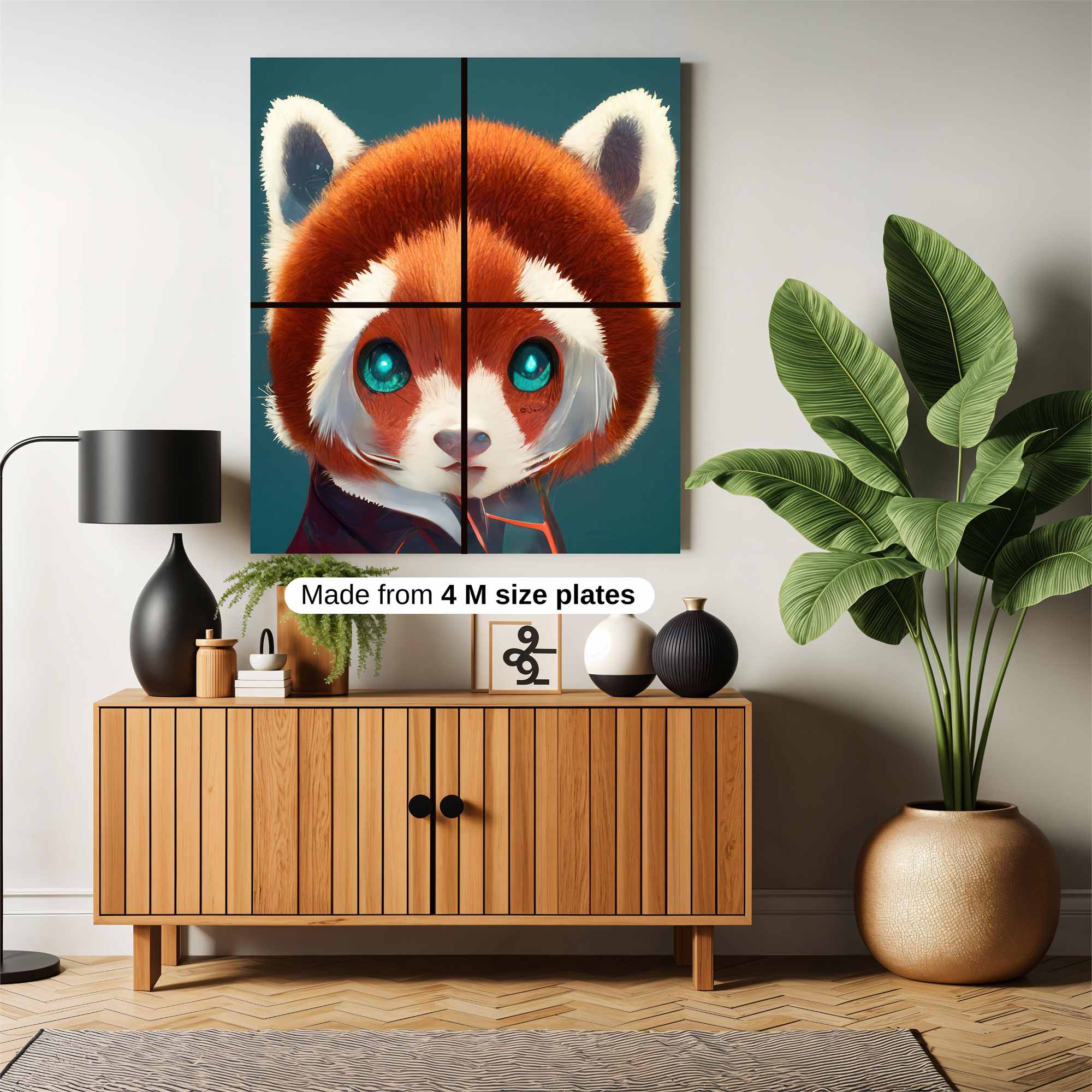 Red Panda Enchanting Safe Wall Magnetic / M